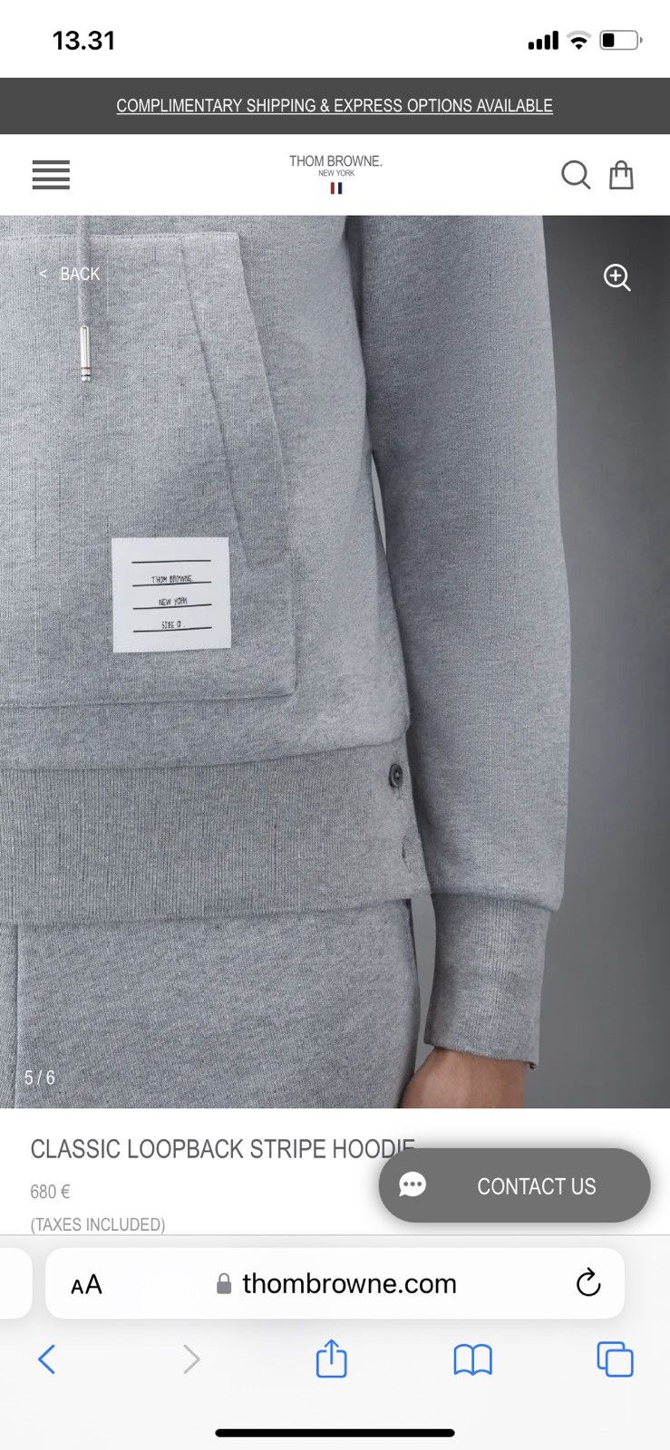 Thom Browne Thom browne classic loopback stripe hoodie Size US XL / EU 56 / 4 - 14 Thumbnail