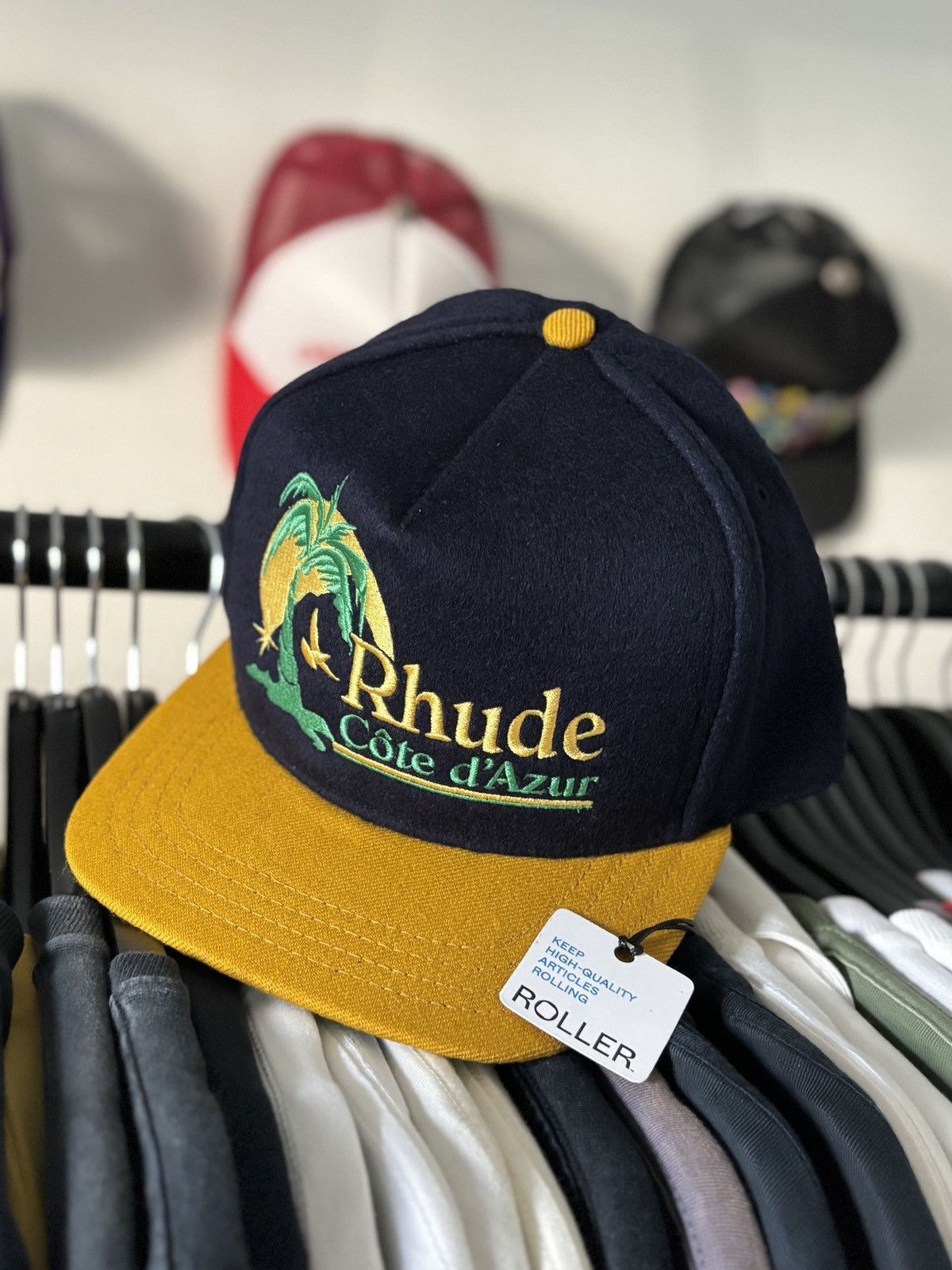 Rhude RHUDE PALM COAST AZUR HAT Size ONE SIZE - 4 Thumbnail