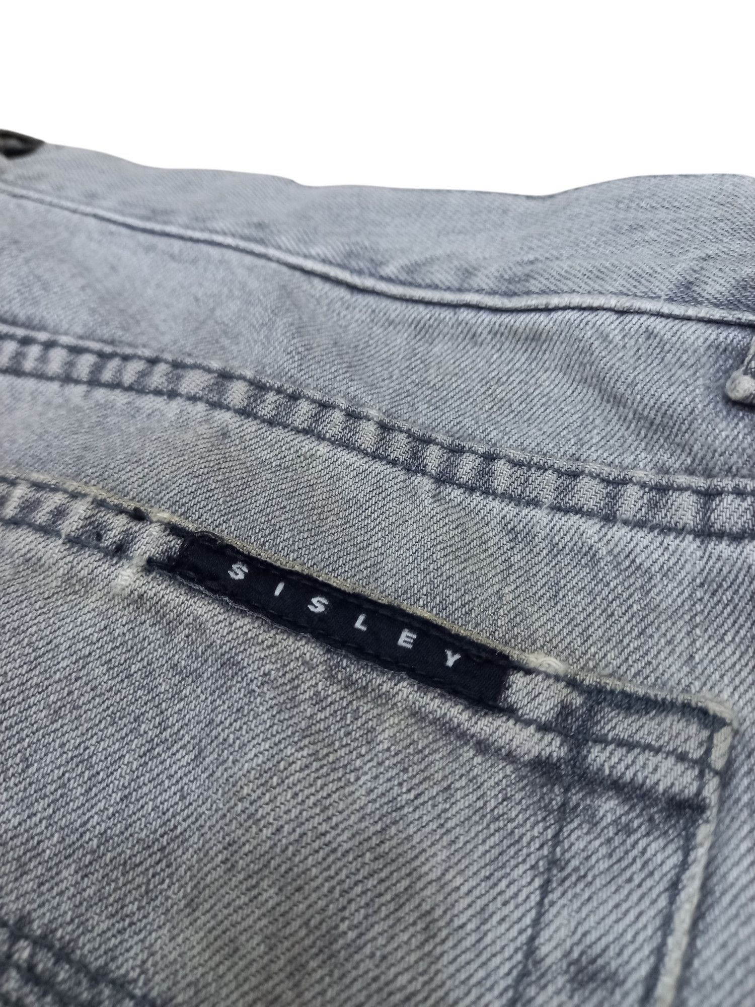 Rare! Y2K Sisley Made in Italy Rugged Jnco Style Denim