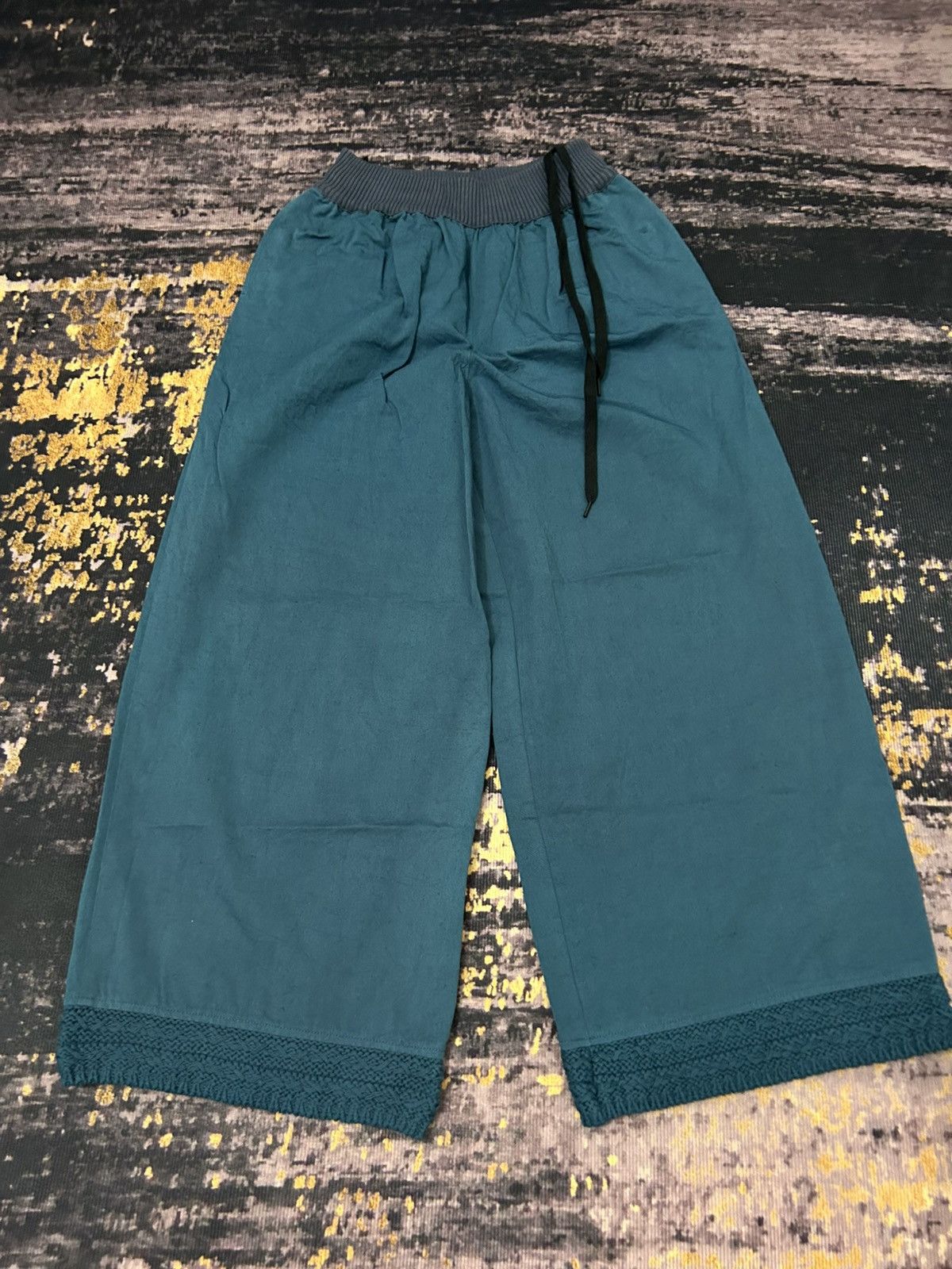 Kapital BKYOKO japan Knit Pocket Back Wide Leg Pants Kapital Style Size US 29 - 6 Thumbnail