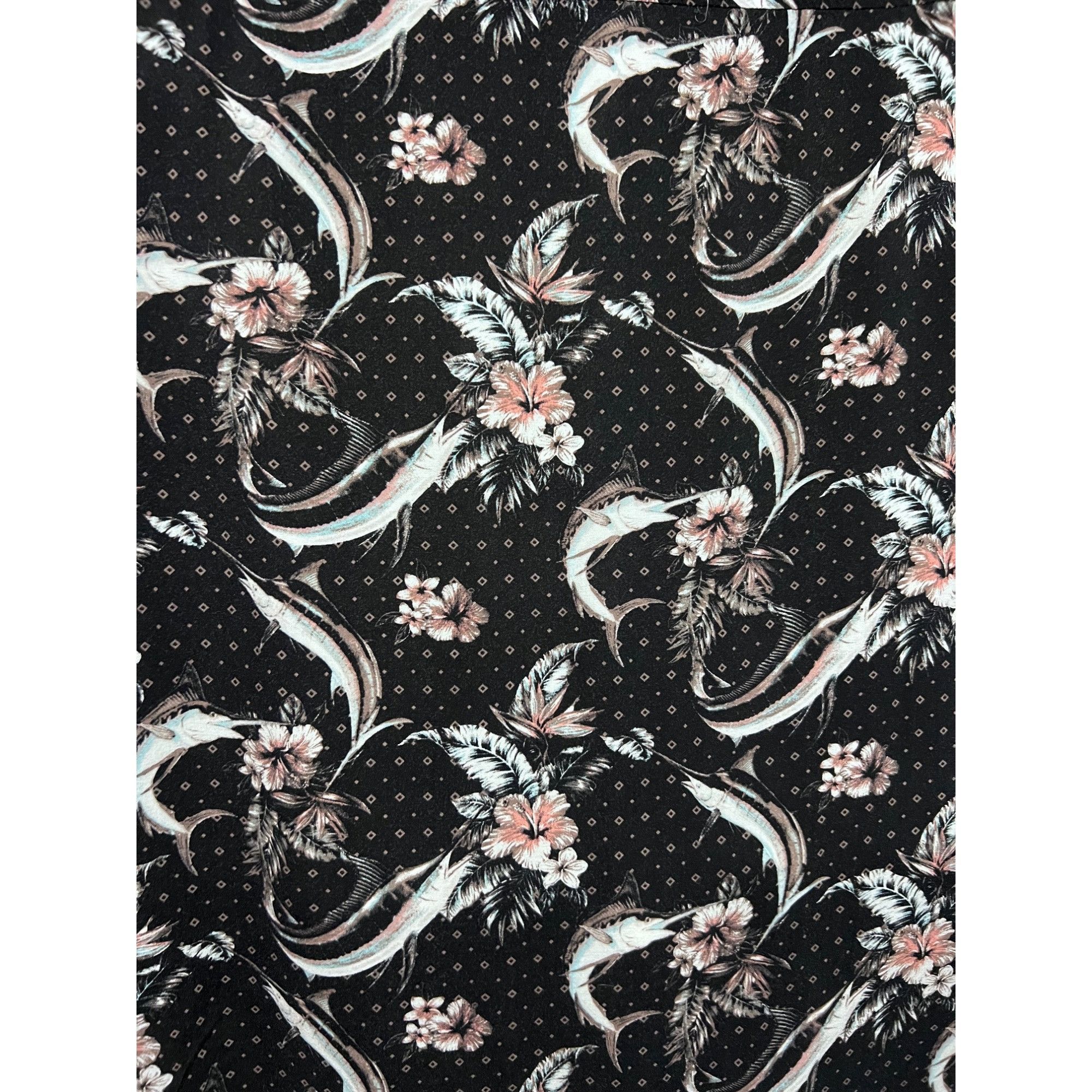 Vintage Jimmy Buffett Margaritaville Mens Vintage Black Floral Hawai Size US XL / EU 56 / 4 - 5 Thumbnail