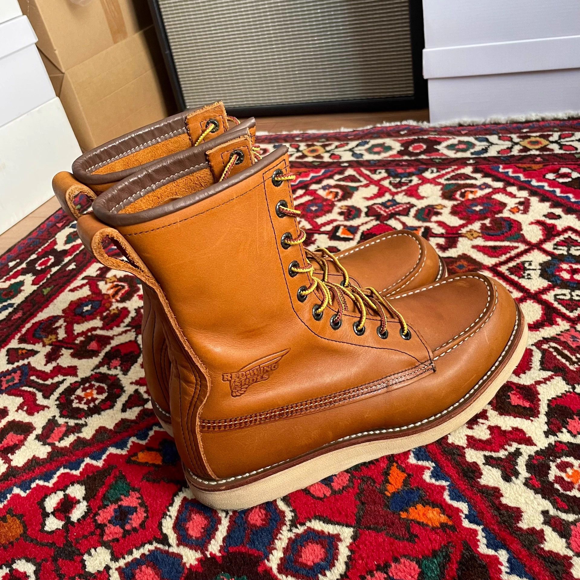 Red Wing Red Wing 877 8.5D Vintage Stamp Mint Condition Work Boots Size US 8.5 / EU 41-42 - 4 Thumbnail