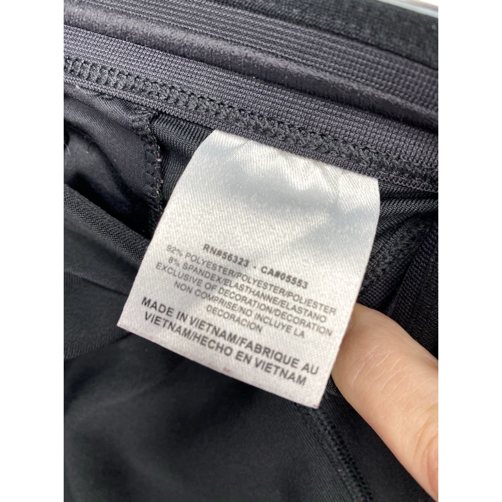 Nike Nike Dri-FIT Leggings Womens M Black Reflective Running Yoga Gym Pants Size 32" / US 10 / IT 46 - 7 Thumbnail
