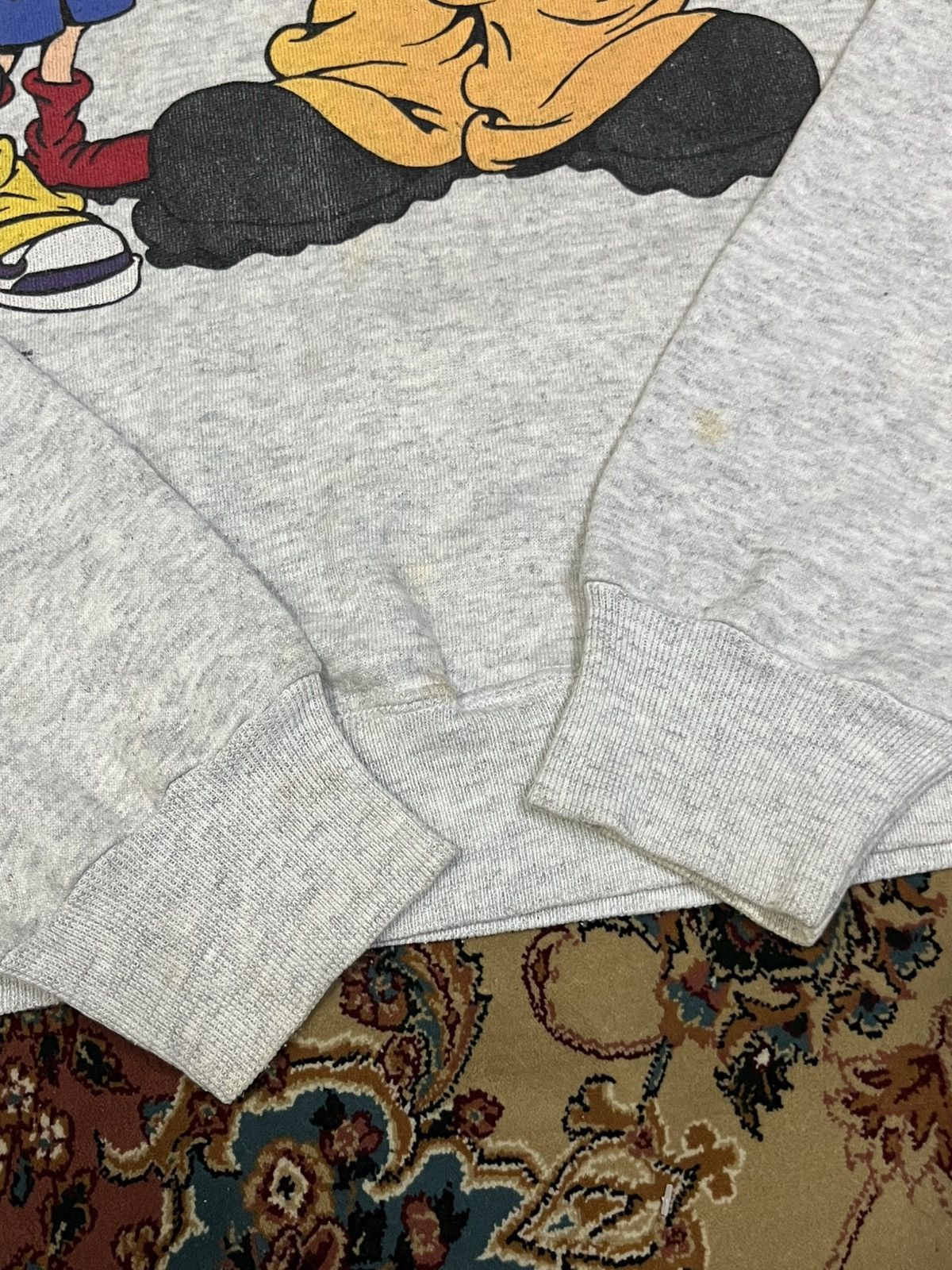 Cartoon Network Vintage 1993 Popeye Olive Oyl Brutus Hip Hop Crewneck Size US L / EU 52-54 / 3 - 7 Thumbnail
