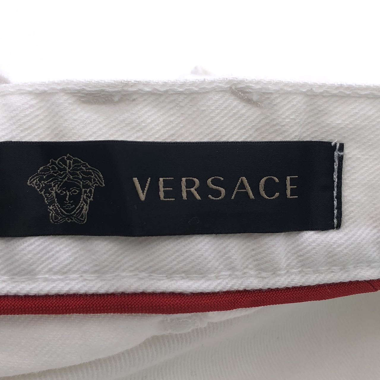 Versace Versace White Slim Fit Denim Pants K26WX Size 30" / US 8 / IT 44 - 5 Thumbnail
