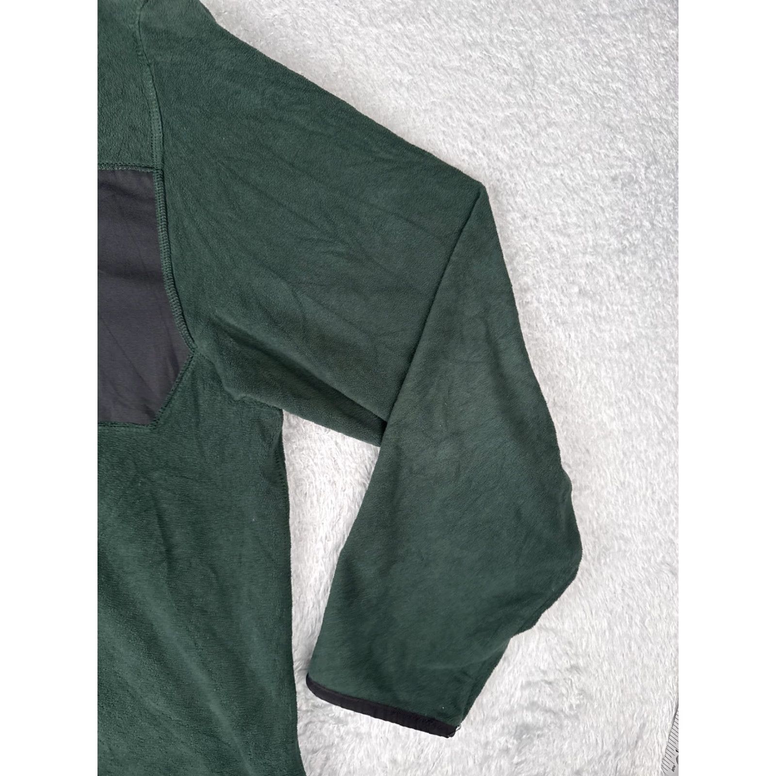 Timberland Timberland Fleece Pullover Mens XL Green Quarter Zip Chest Pocket Sweatshirt Size US XL / EU 56 / 4 - 2 Thumbnail