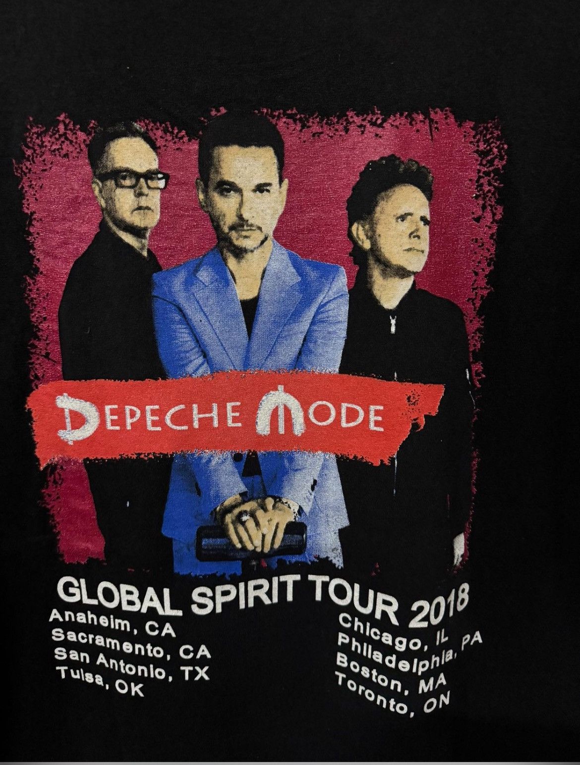 Band Tees Depeche mode tour 2018 tshirt Size US L / EU 52-54 / 3 - 3 Thumbnail