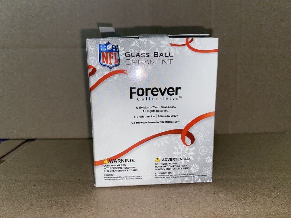 NFL Denver Broncos football NFL christmas Glass Ball Ornament CO Size ONE SIZE - 3 Thumbnail