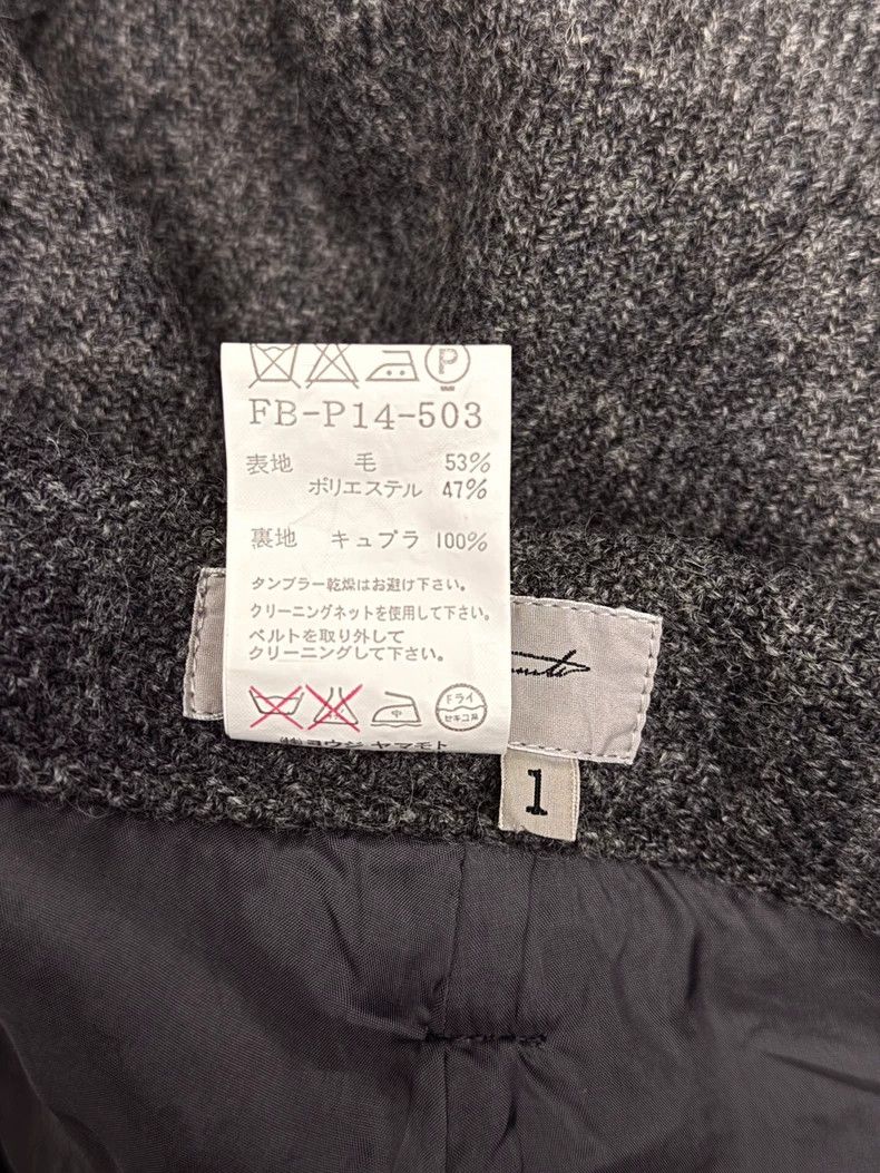Yohji Yamamoto Yohji Yamamoto size 1 Tweed wool-blend strappy straight-le Size US 28 / EU 44 - 4 Thumbnail