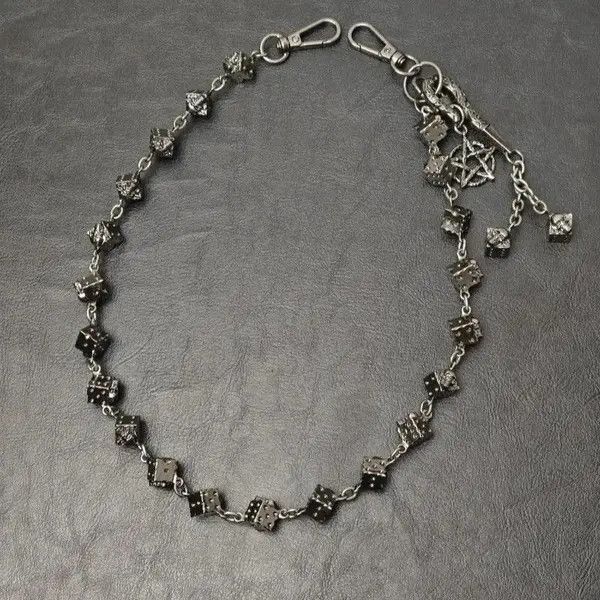 Jewelry Retro Dise Skulls Waist Punk Wallet Chain Size ONE SIZE - 4 Thumbnail