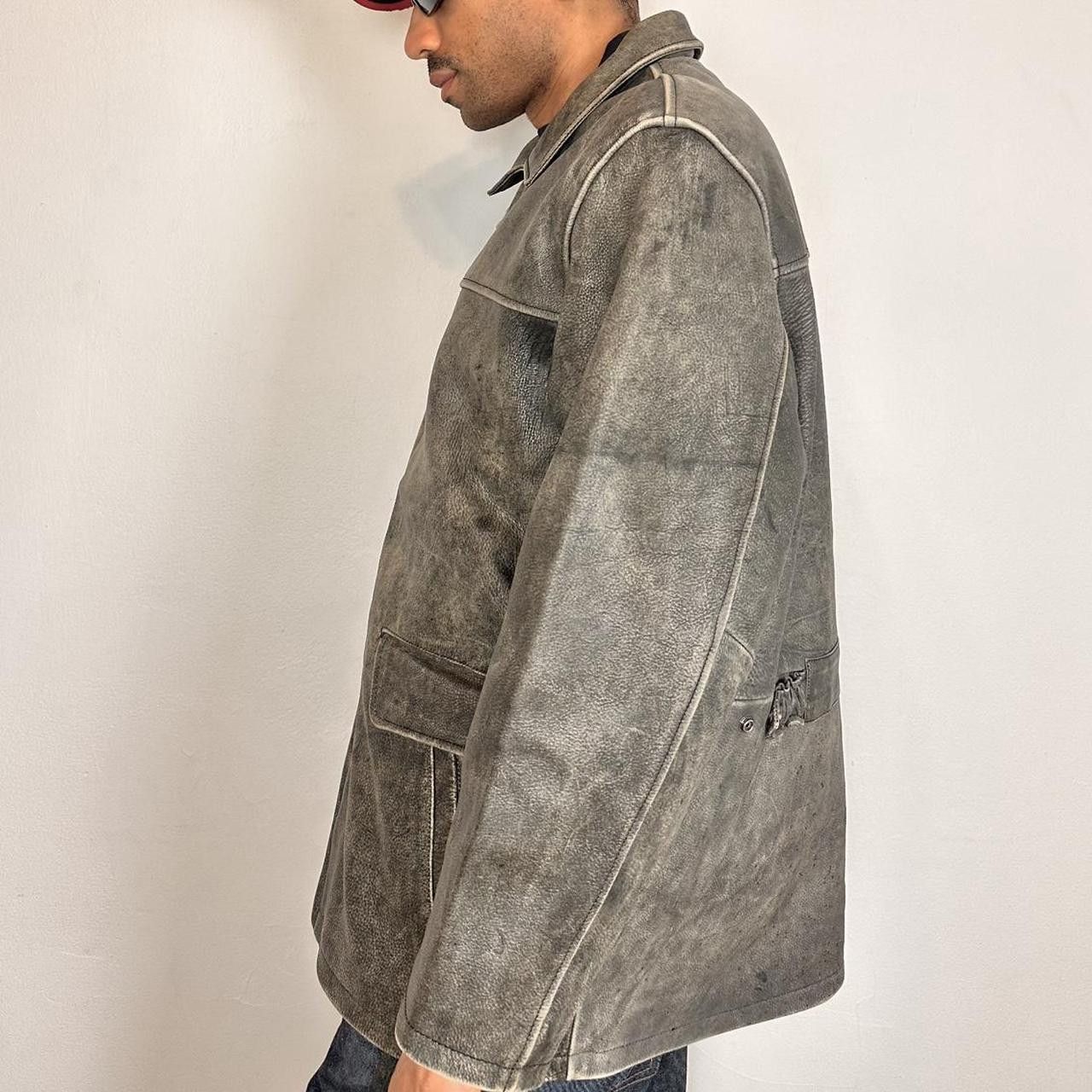 Wilsons Leather M. Julian Wilson's Leather Faded Brown Leather Jacket - XL Size US XL / EU 56 / 4 - 3 Thumbnail