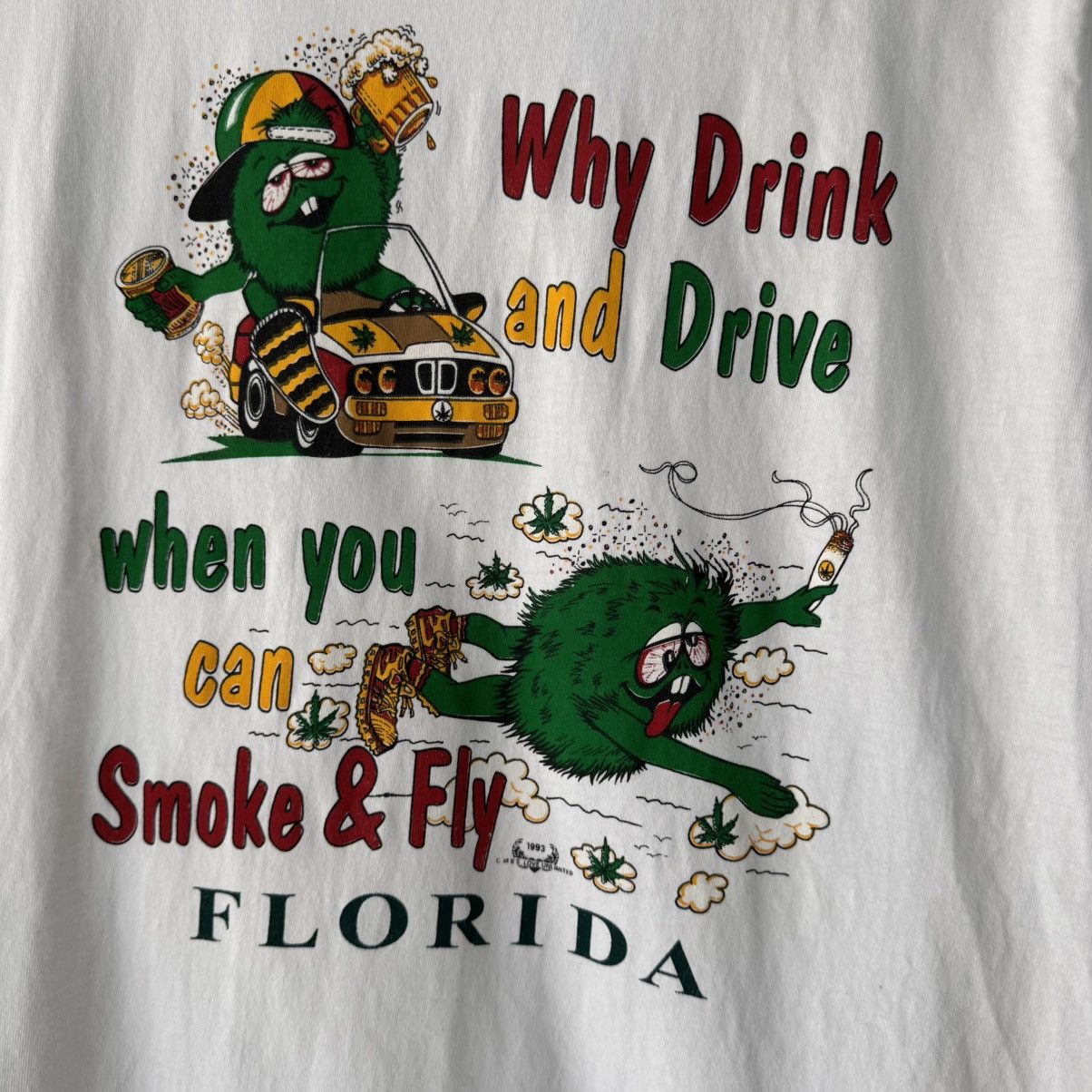 Vintage Smoke & Fly Tee Size US M / EU 48-50 / 2 - 3 Thumbnail