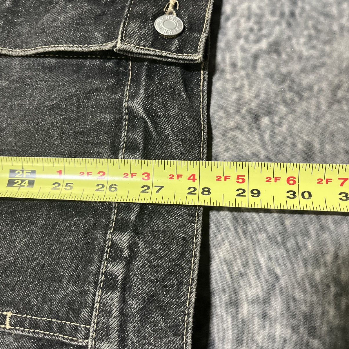 Guess VINTAGE 90s GUESS BLACK DENIM TRUCKER JACKET GRUNGE SIZE 3XL Size US XXL / EU 58 / 5 - 15 Thumbnail
