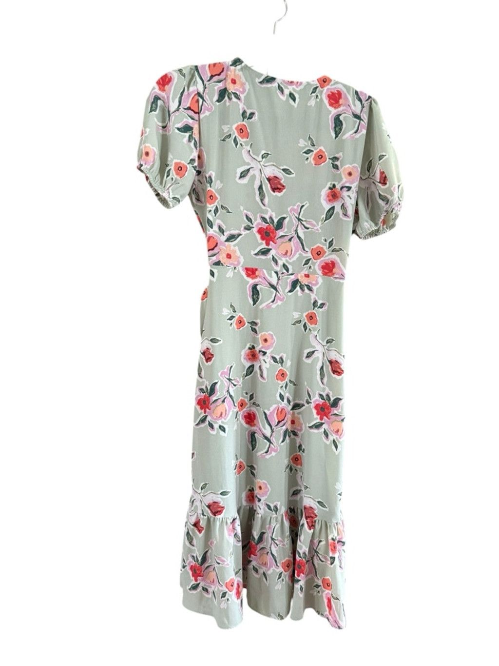 Lauren Conrad Women's LC Lauren Conrad Green Floral Wrap Dress XS Size XS / US 0-2 / IT 36-38 - 4 Thumbnail
