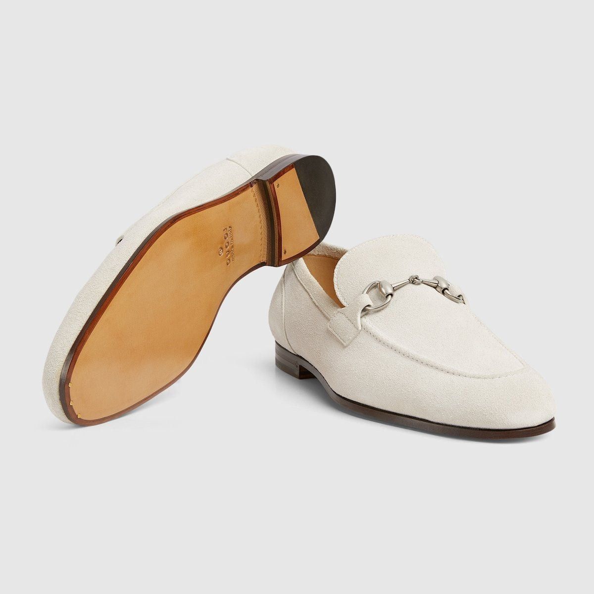 Gucci o1loc1c0426 406994 Men's Gucci Jordan Loafers Shoes in White Size US 9.5 / EU 42-43 - 5 Thumbnail