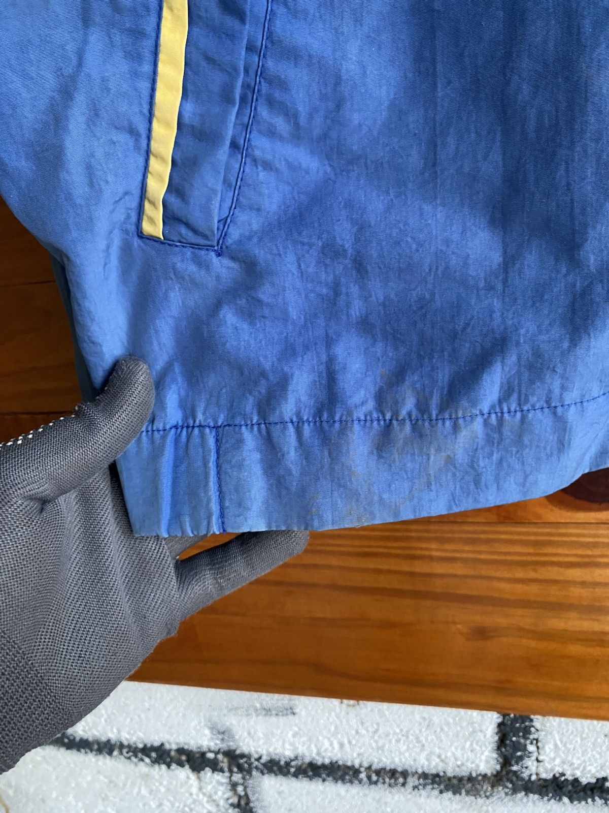 Vintage Vintage Michelin Blue Work Jacket Bibendum Logo Made Japan Size US L / EU 52-54 / 3 - 7 Thumbnail