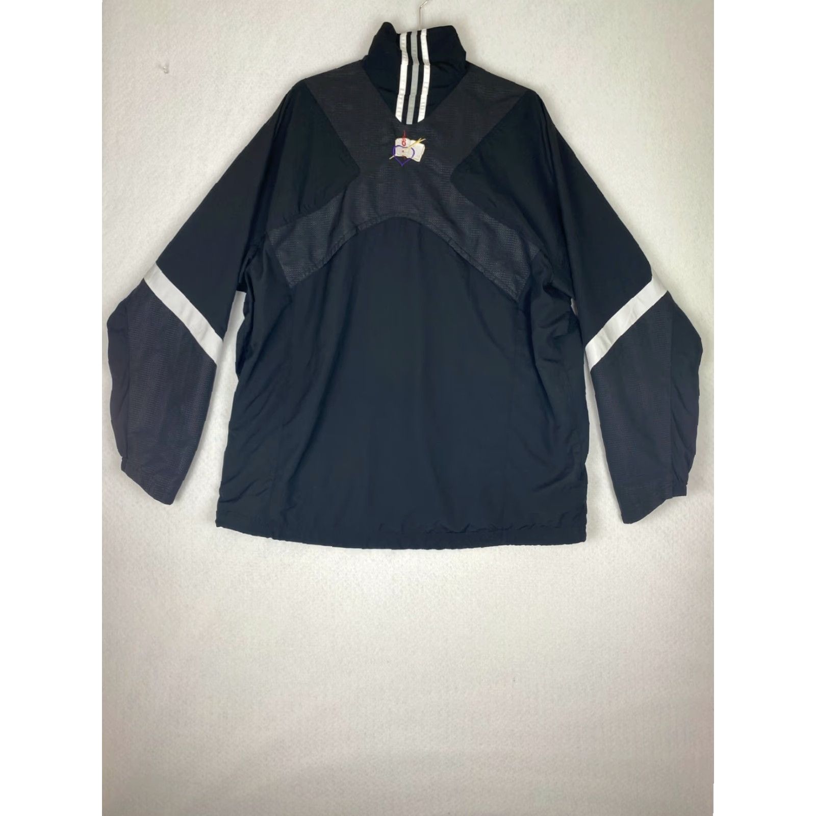 Adidas Adidas Track Jacket Mens XL Black Full Zip Softshell Basketball Zip Pockets Size US XL / EU 56 / 4 - 2 Thumbnail