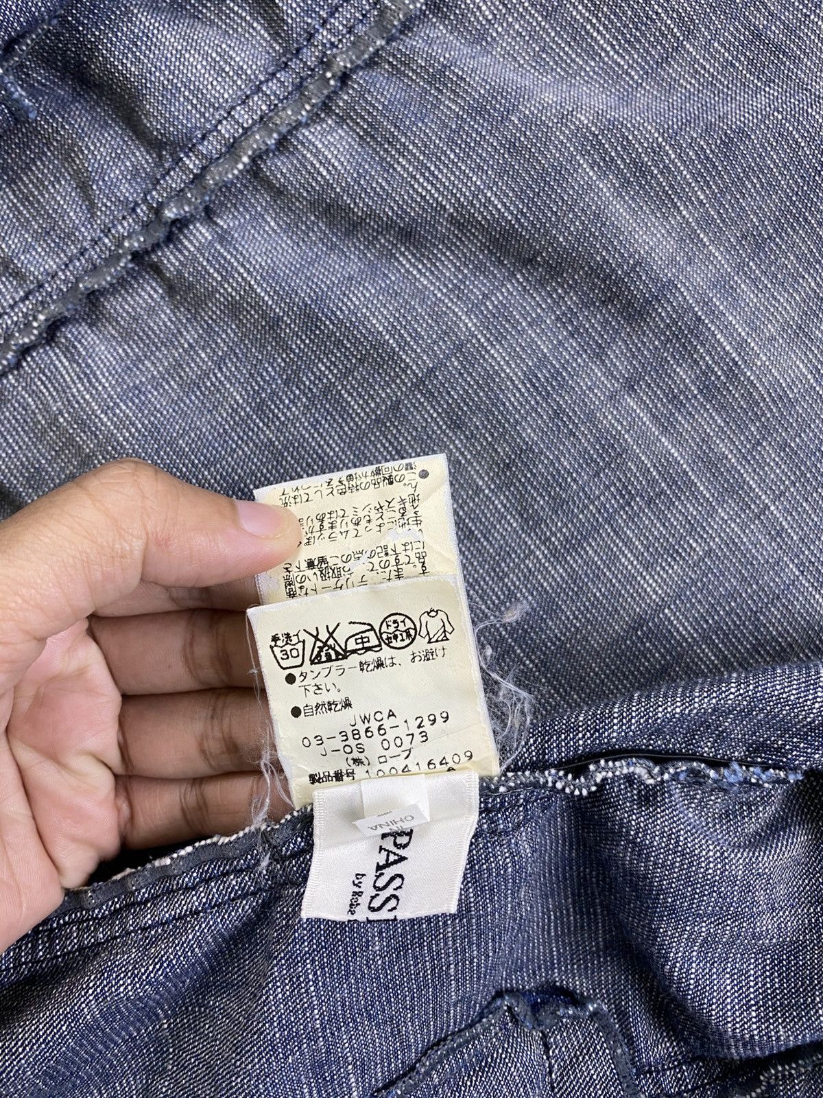 Vintage Vtg Passione Final Home Inspired Multizipper Denim Jacket Size US M / EU 48-50 / 2 - 15 Thumbnail