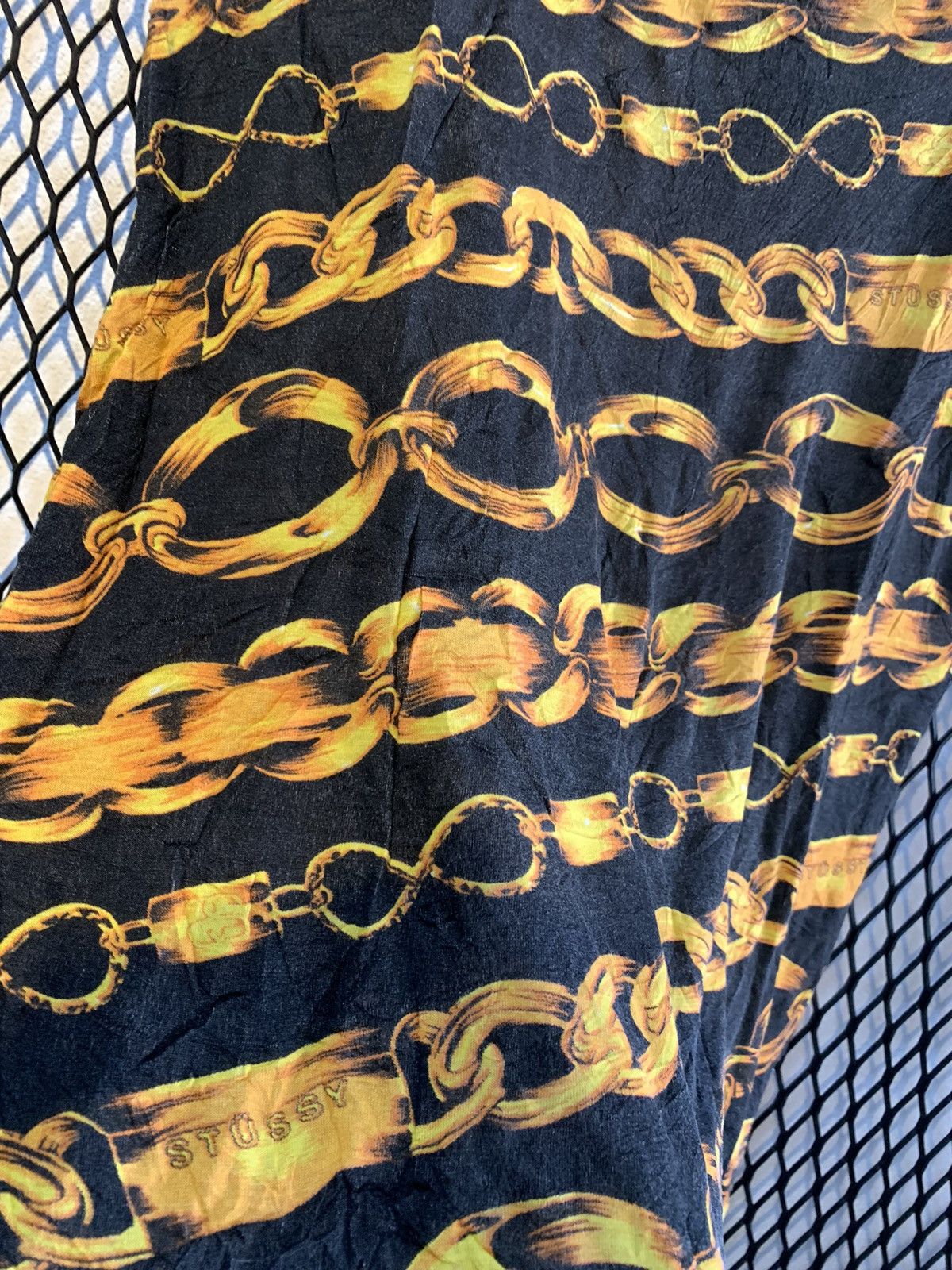 Stussy Stussy gold chain design sleveless Size US M / EU 48-50 / 2 - 2 Thumbnail