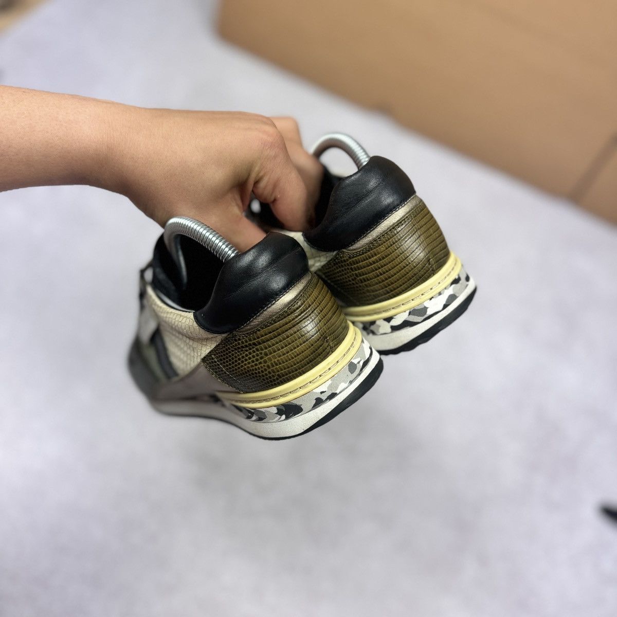 Dolce & Gabbana Dolce & Gabbana patchwork leather sneakers size 6/40.5 Size US 7.5 / EU 40-41 - 5 Thumbnail