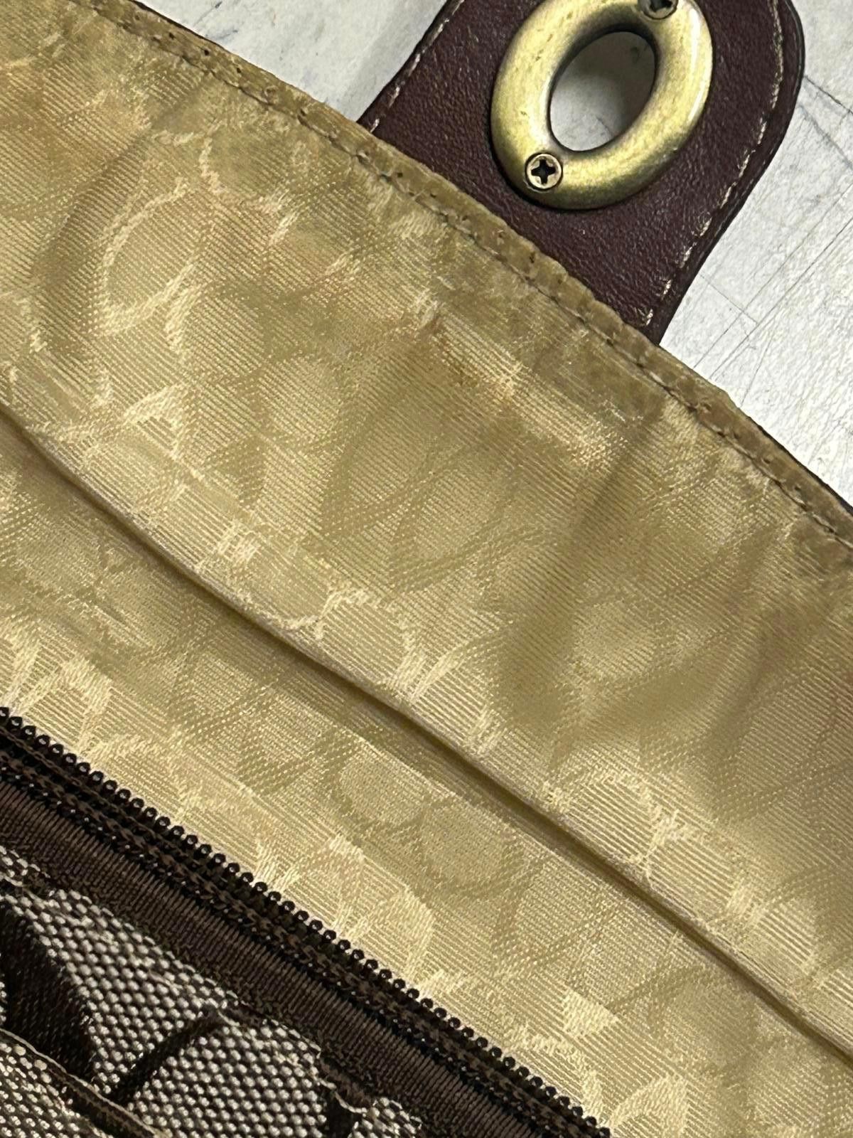 Coach Coach Signature Logo Mini Wristlet in Brown Canvas Size ONE SIZE - 5 Thumbnail