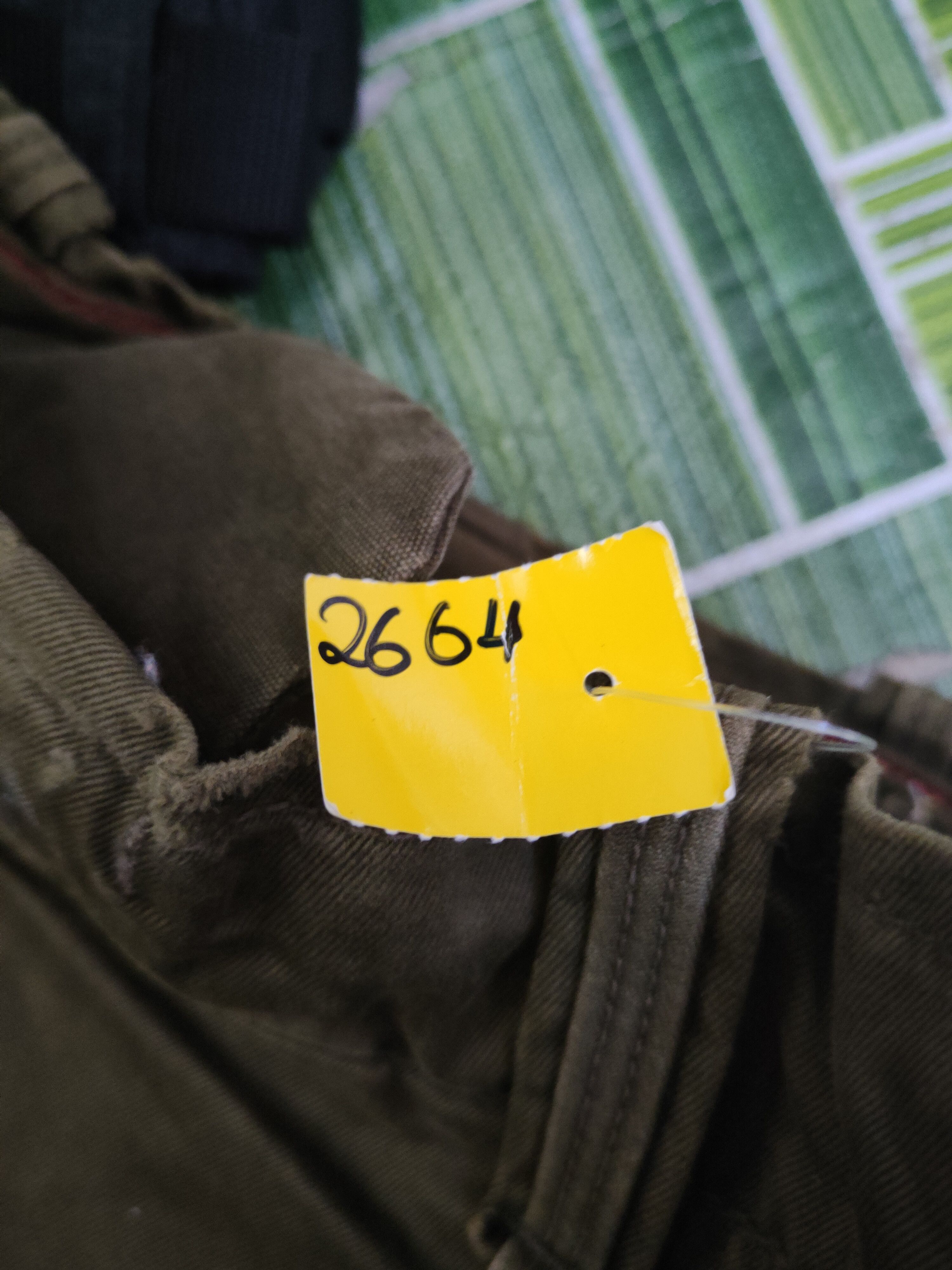 Japanese Brand DL Gap Dark Olive Multipocket Cargo Pants #2664 Size US 34 / EU 50 - 16 Thumbnail