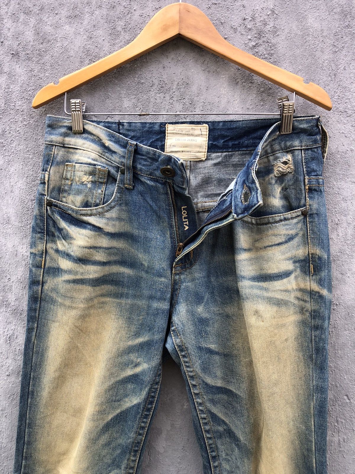 If Six Was Nine Lolita Flared Jeans Size US 31 - 5 Thumbnail