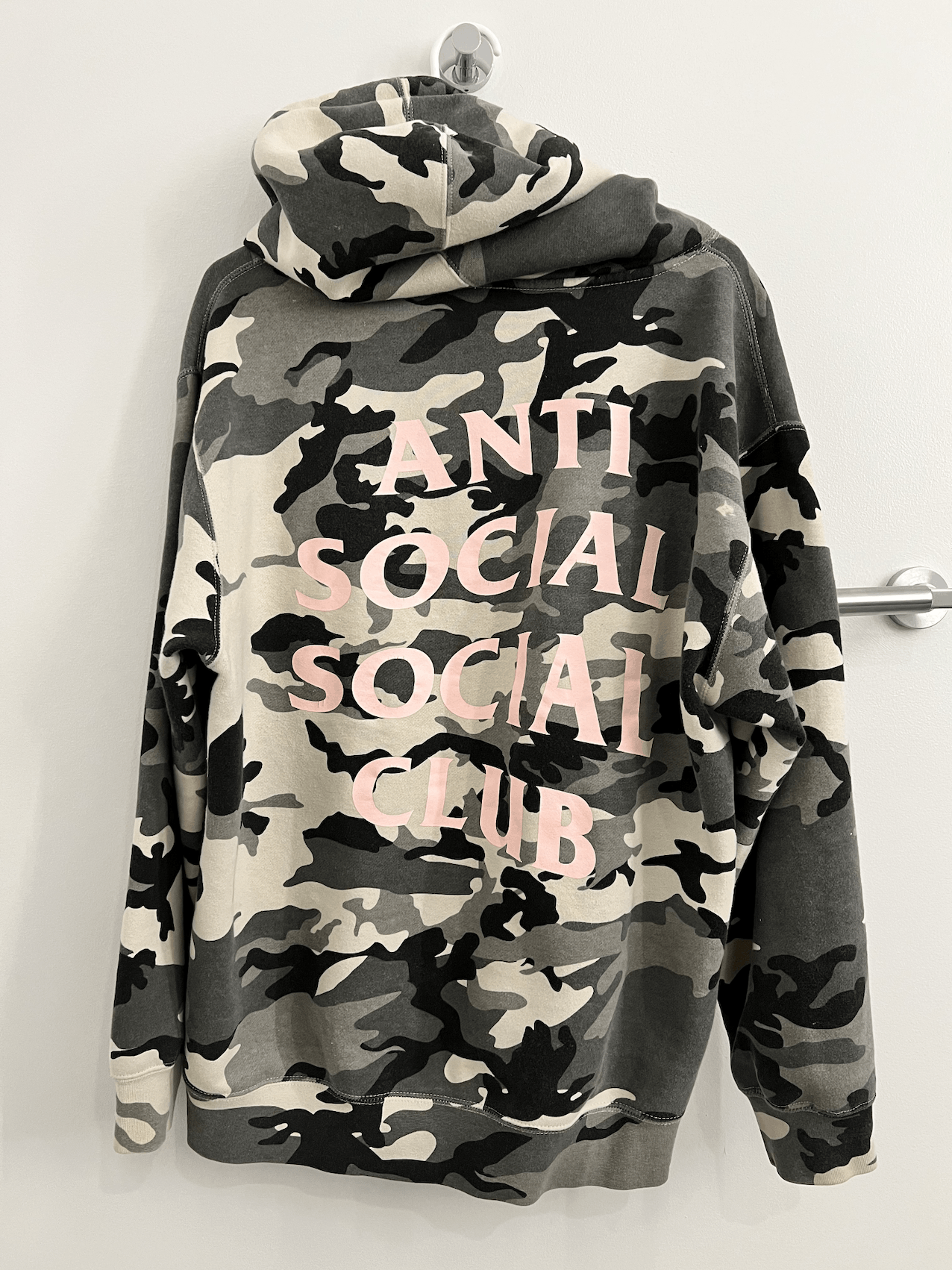 Anti Social Social Club The Not Gildan Snow Camo Hoodie Grailed