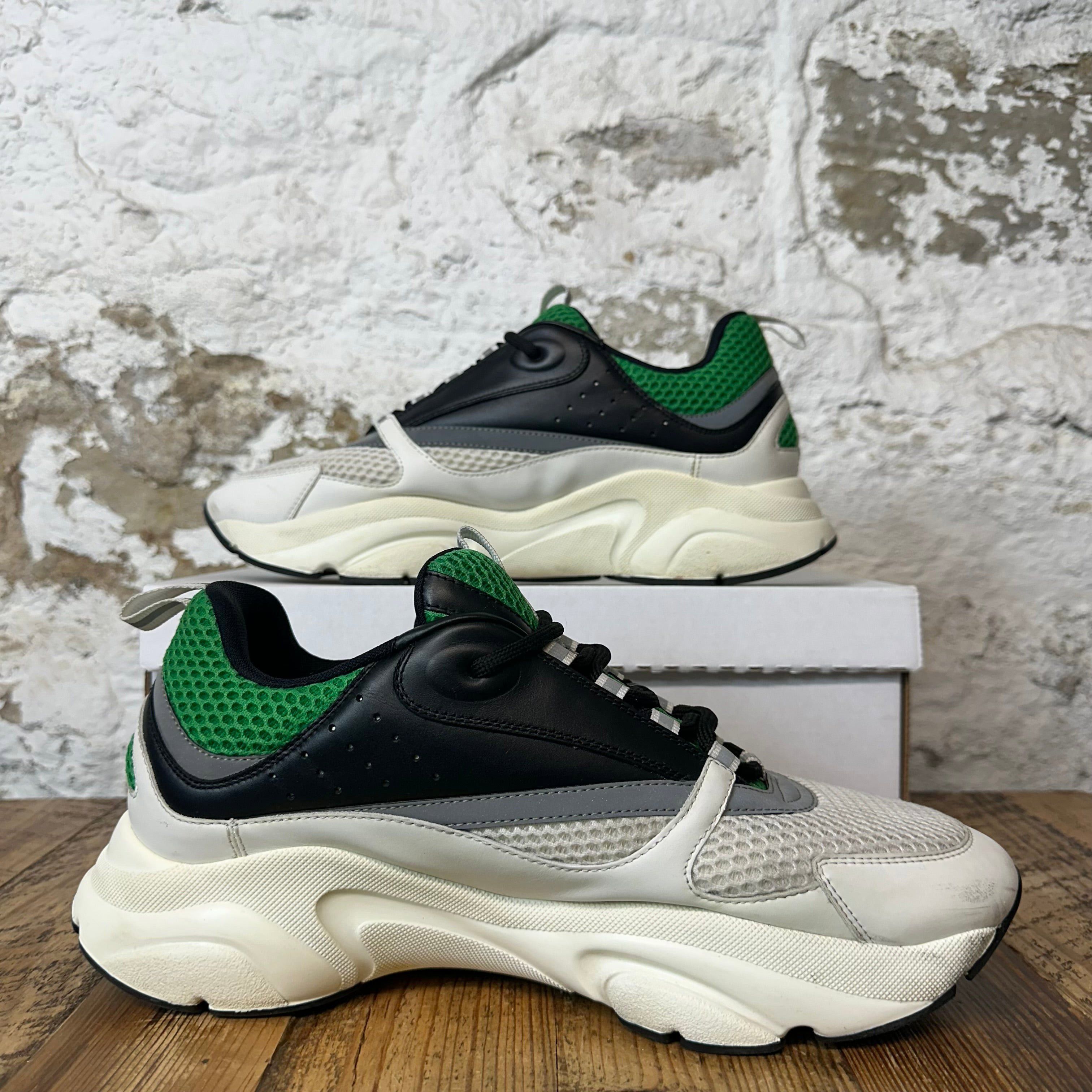 Dior Dior B22 Green White Black Sneaker Sz 12 (45) No Box Size US 12 / EU 45 - 2 Thumbnail
