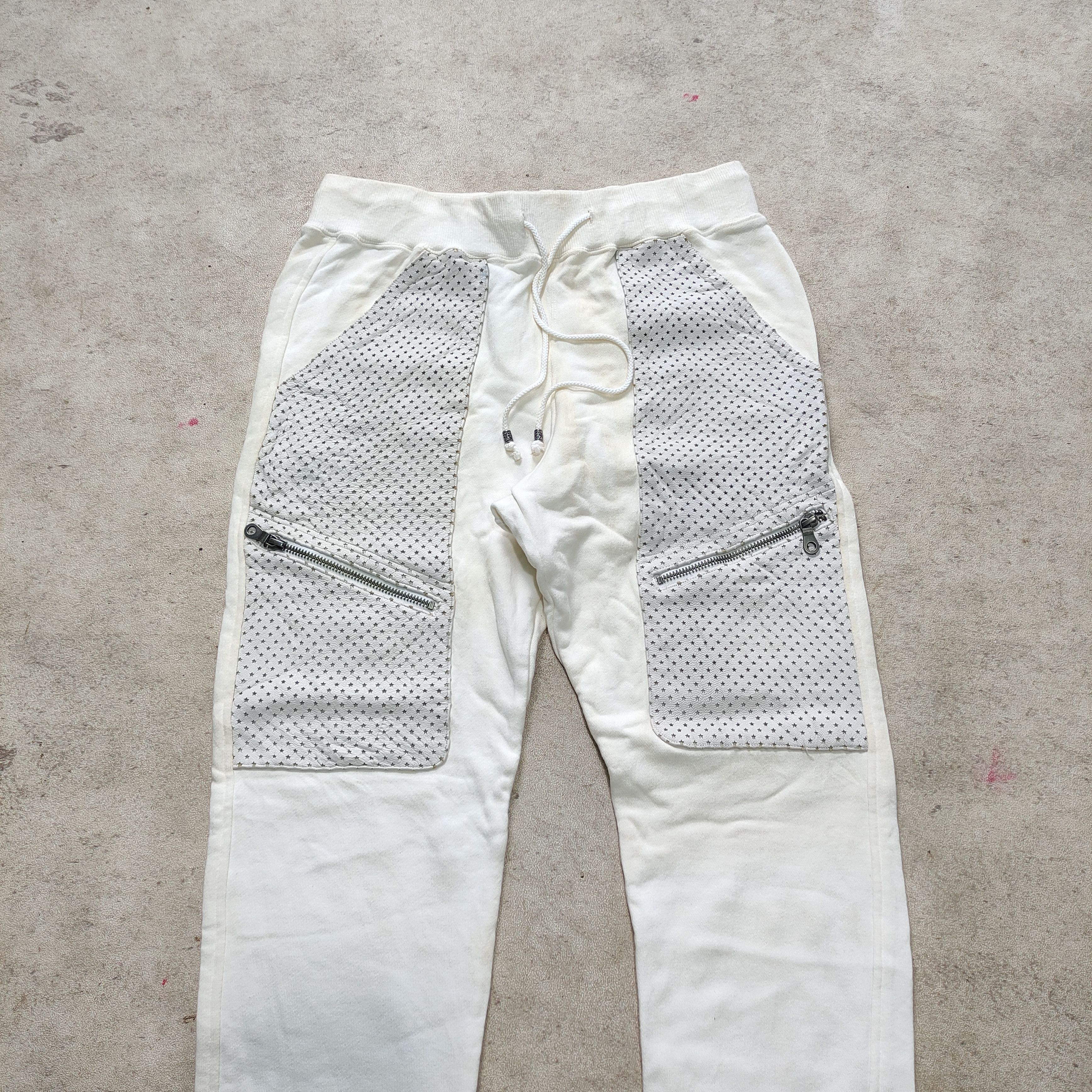 Obelisk Obelisk Sweat Pants Leather style Rick Owens Japanese Brand Size US 30 / EU 46 - 6 Thumbnail