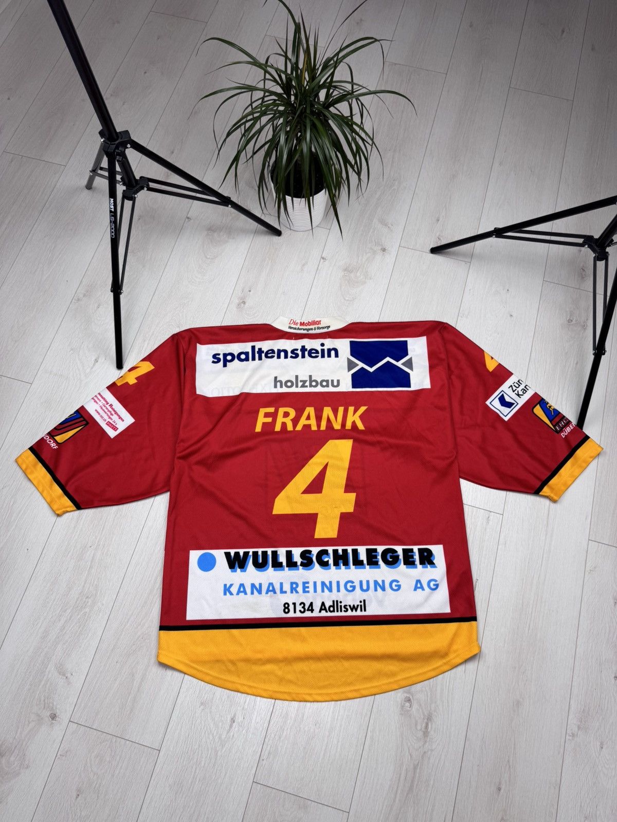 NHL OCHSNER Ehc Dubendorf #4 FRANK Swiss Hockey Jersey Size XL Size US XL / EU 56 / 4 - 7 Thumbnail