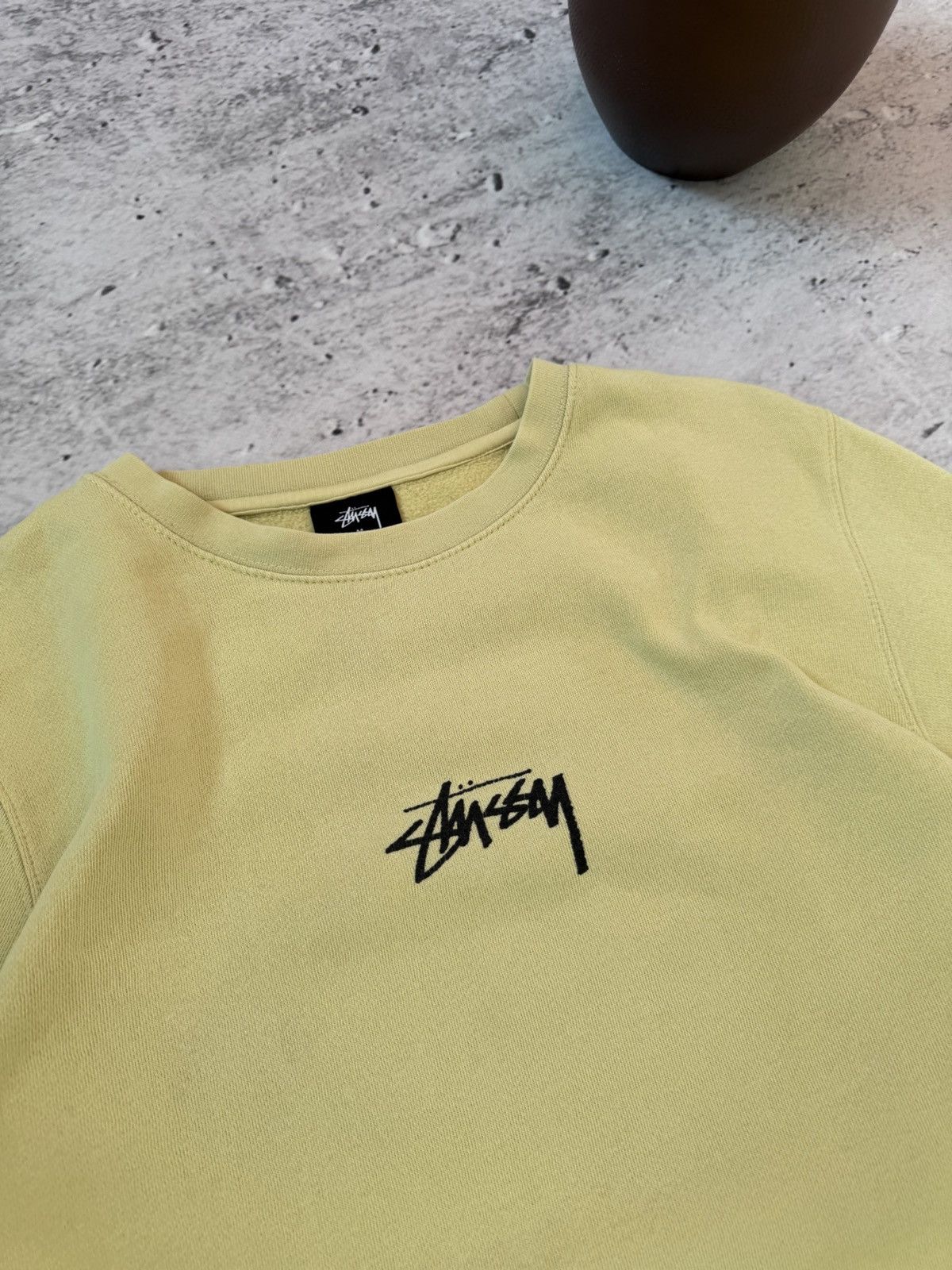 Stussy × Vintage STUSSY CENTER HAFT LOGO OVERSIZE BAGGY FIT SWEATSHIRT Size US M / EU 48-50 / 2 - 4 Thumbnail