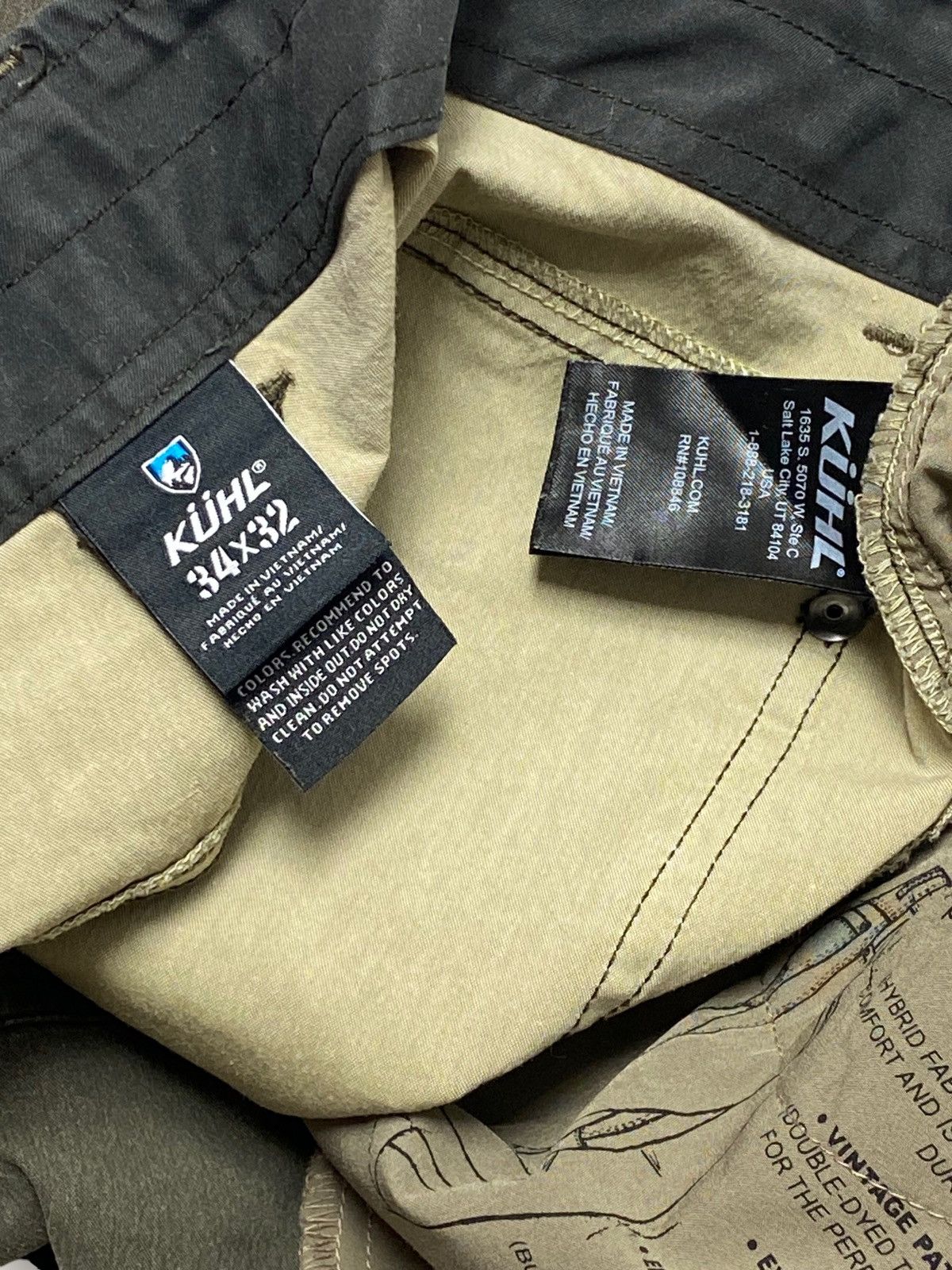 Outdoor Research Vintage KÜHL Olive Trekking Hiking Pants Outdoor Size US 36 / EU 52 - 7 Thumbnail