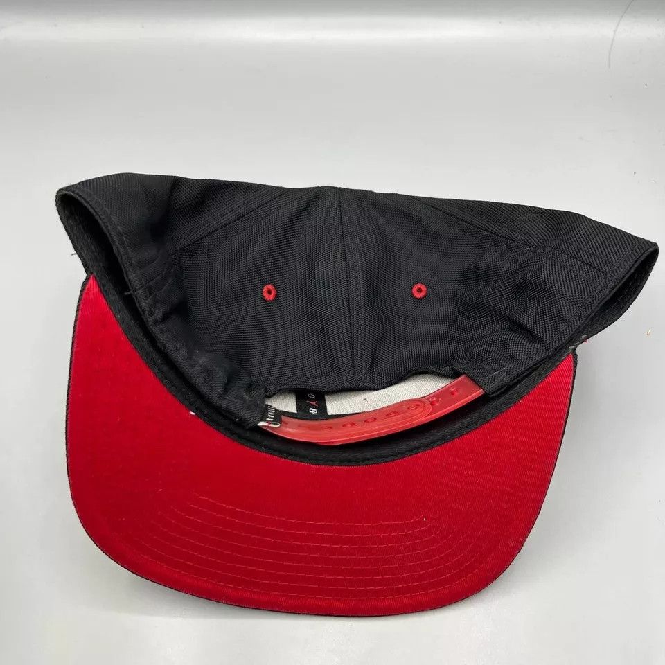 Jordan Brand Air Jordan 11 Hat Men Black Red Jumpman Bred Snap Back Cap Size ONE SIZE - 7 Thumbnail