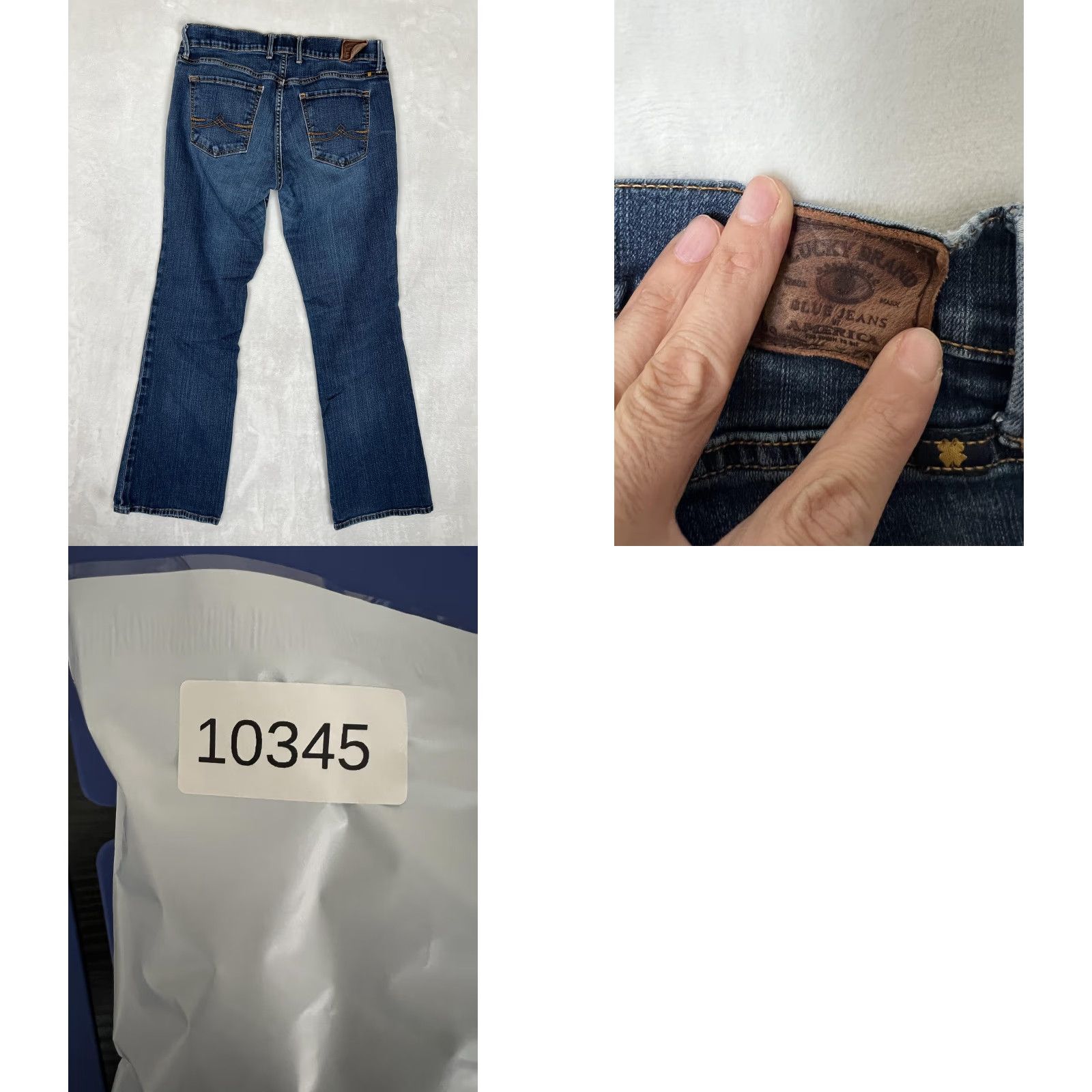Lucky Brand VINTAGE Lucky Brand Blue Jeans Womens 8 Bootcut Denim 5-Pocket Stretch Ankle Low Rise 29" Waist Size 30" / US 8 / IT 44 - 8 Thumbnail