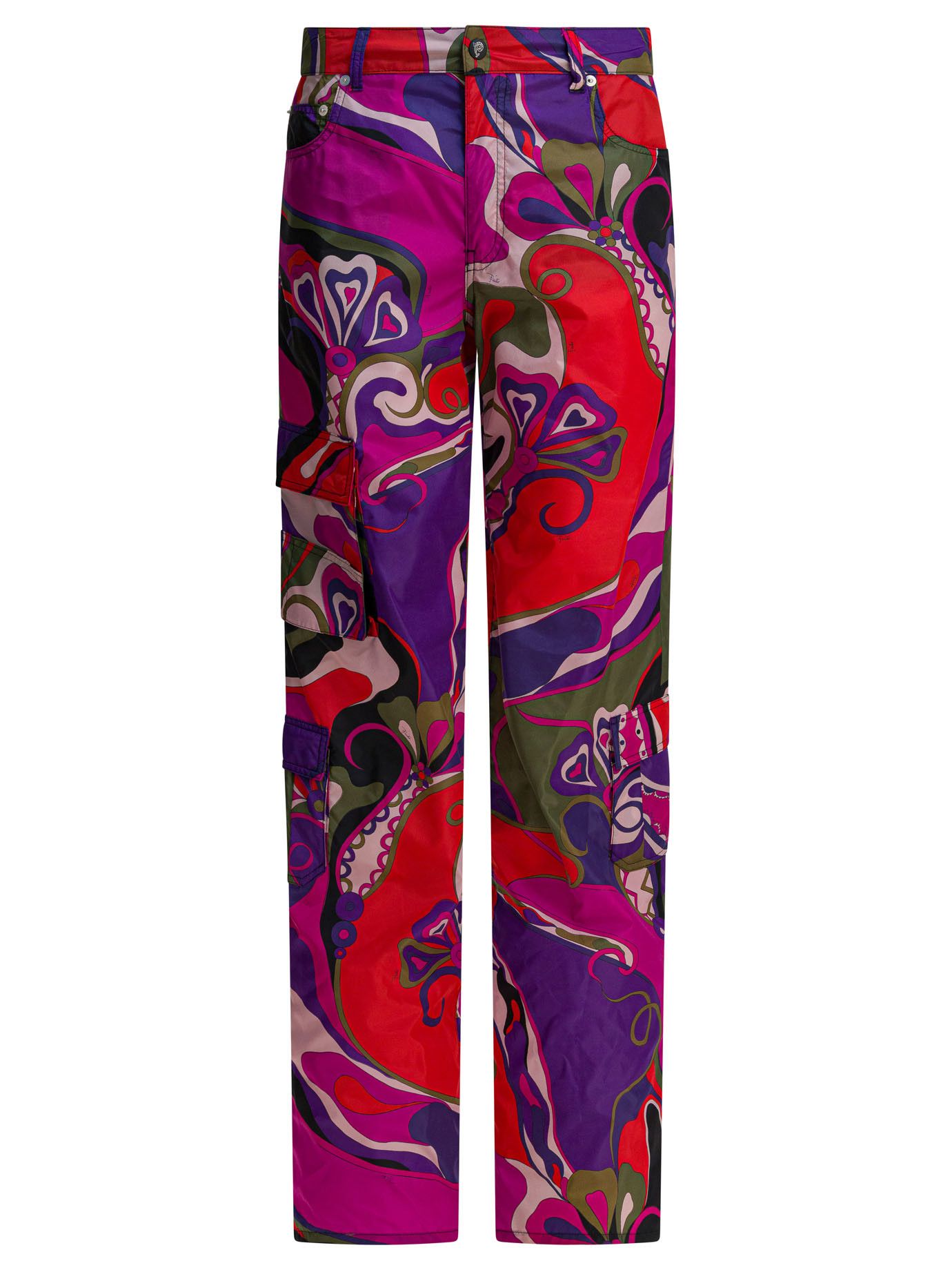 Emilio Pucci Pucci Cargo Pants With Orchidee Print tag size 40 Women - USA Duties Paid Size 27" / US 4 / IT 40 - 1 Thumbnail