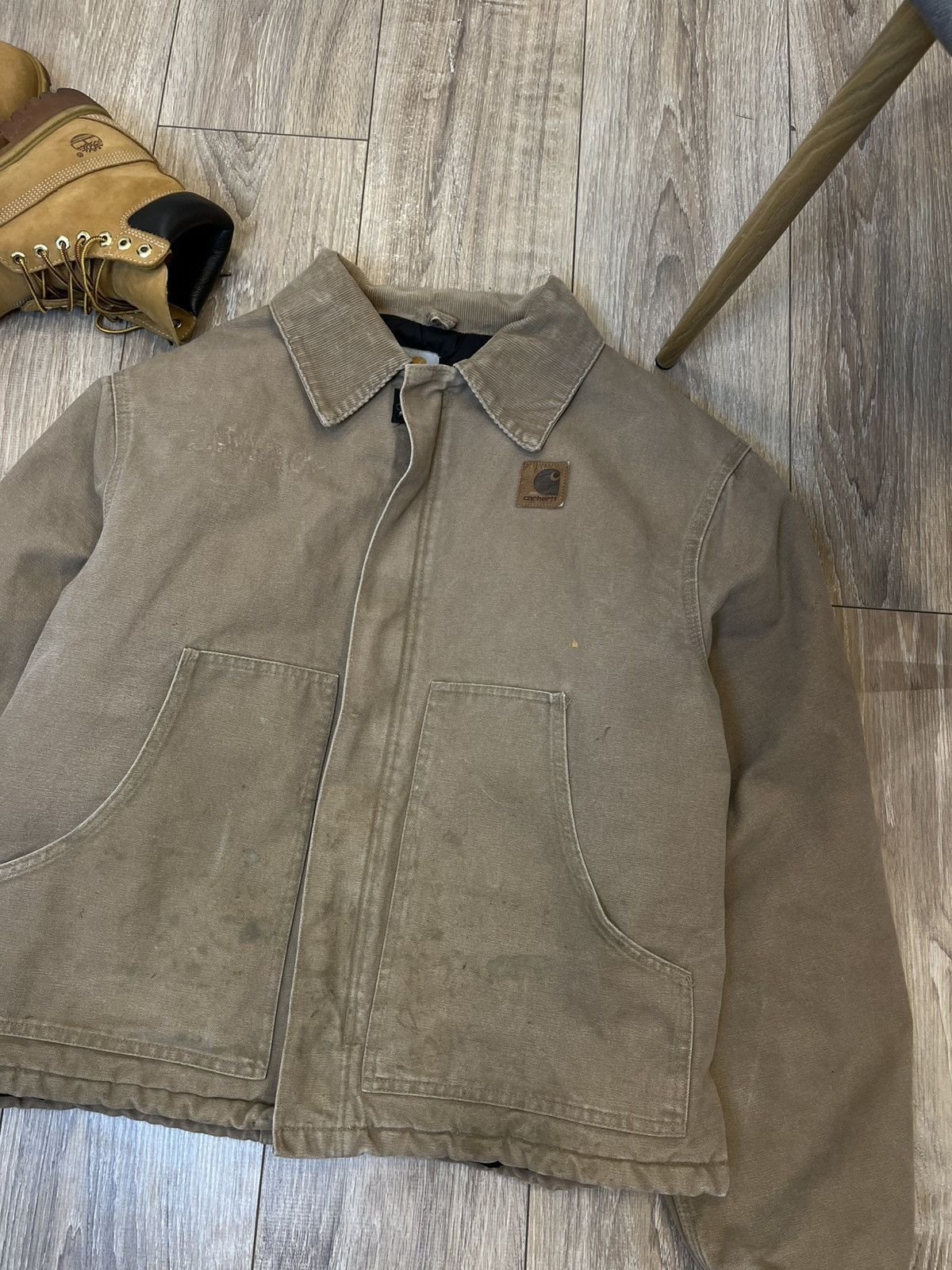 Carhartt 🚧CARHARTT J22SDL VINTAGE FADED WORKWEAR JACKET Size US XL / EU 56 / 4 - 5 Thumbnail