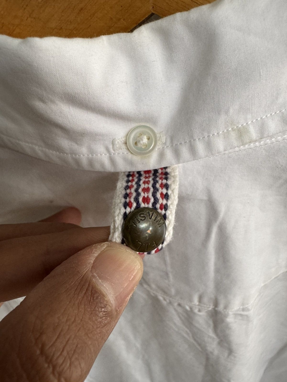 Visvim VISVIM STAR LOGO POCKET WHITE LONGSHIRT Size US L / EU 52-54 / 3 - 8 Thumbnail