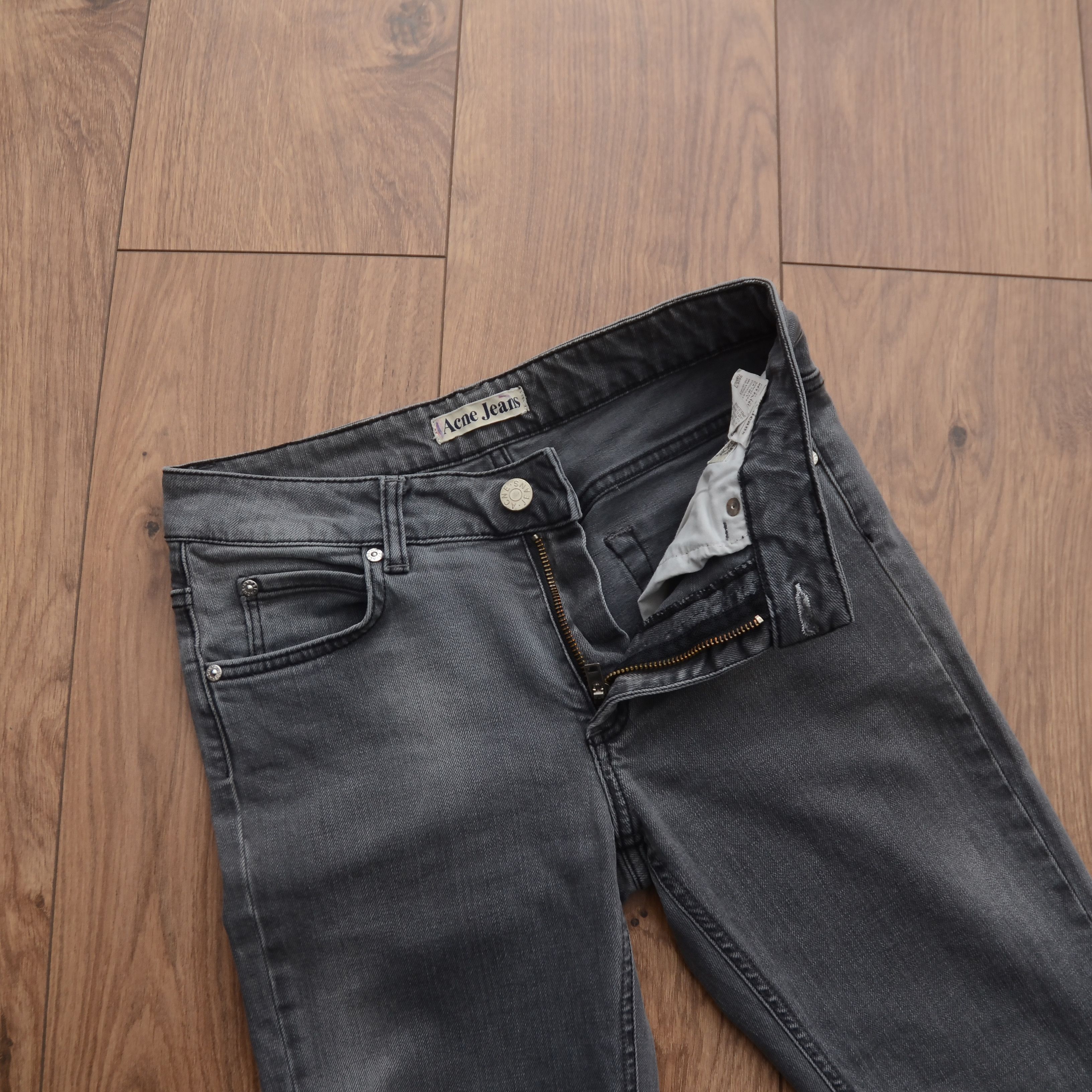 Acne Studios Acne Studios Hex Filter Slim Grey Denim Jeans 28x32 Stretch Size 28" / US 6 / IT 42 - 13 Thumbnail