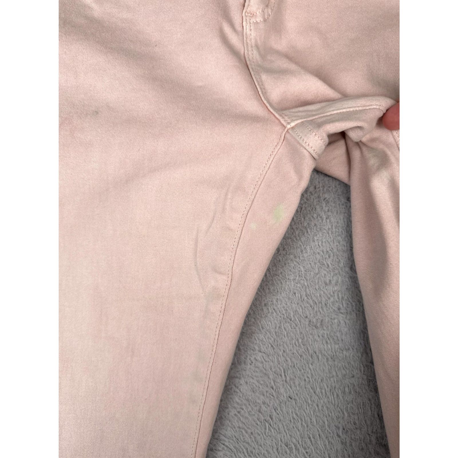 Michael Kors Michael Kors Jeans Womens 10 Pink Izzy Cropped Skinny Denim 5-Pocket Stretch Baggy? Size 32" / US 10 / IT 46 - 6 Thumbnail