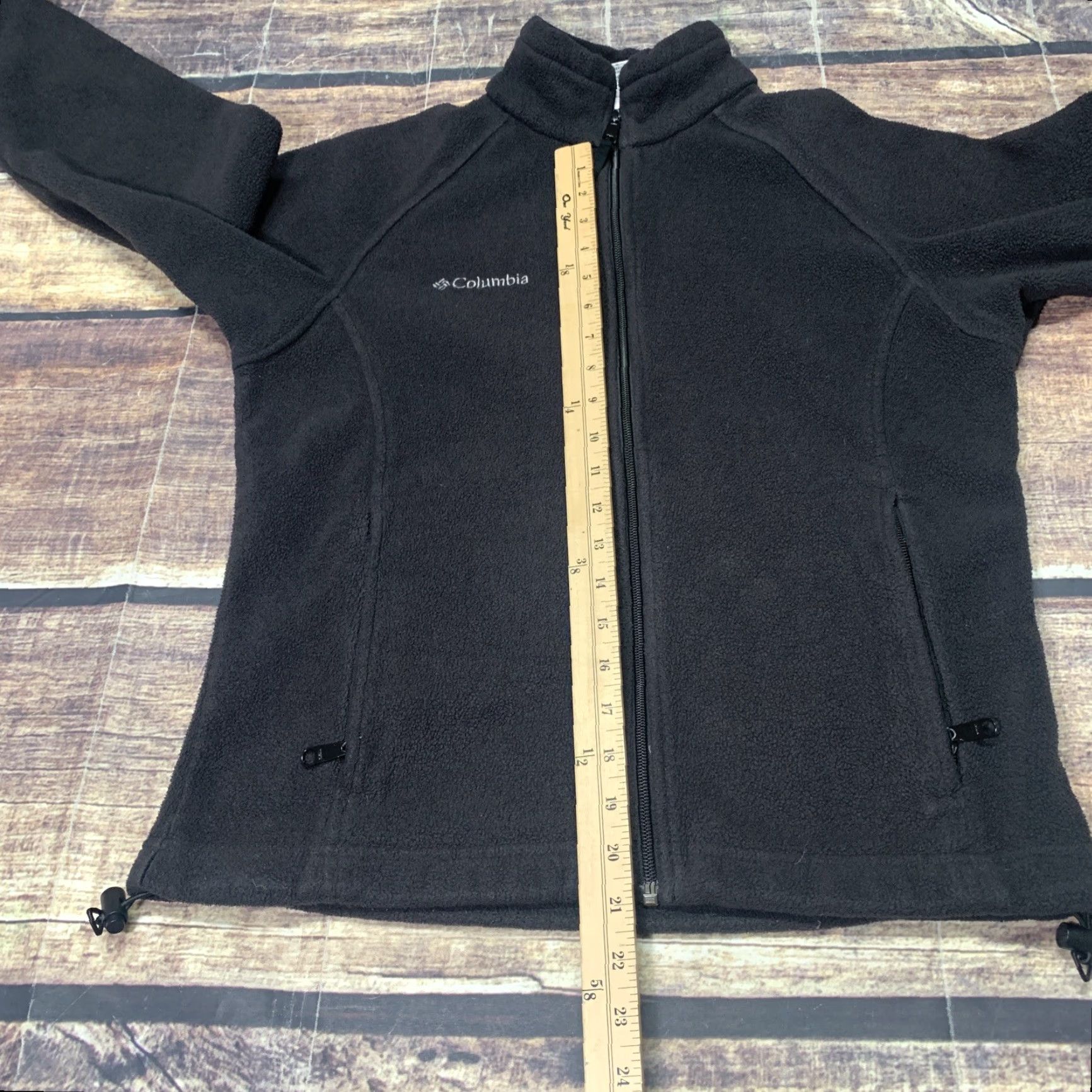 Vintage Columbia Zip Up Fleece Jacket Long Sleeve Black Women's Size Medium Size M / US 6-8 / IT 42-44 - 4 Thumbnail