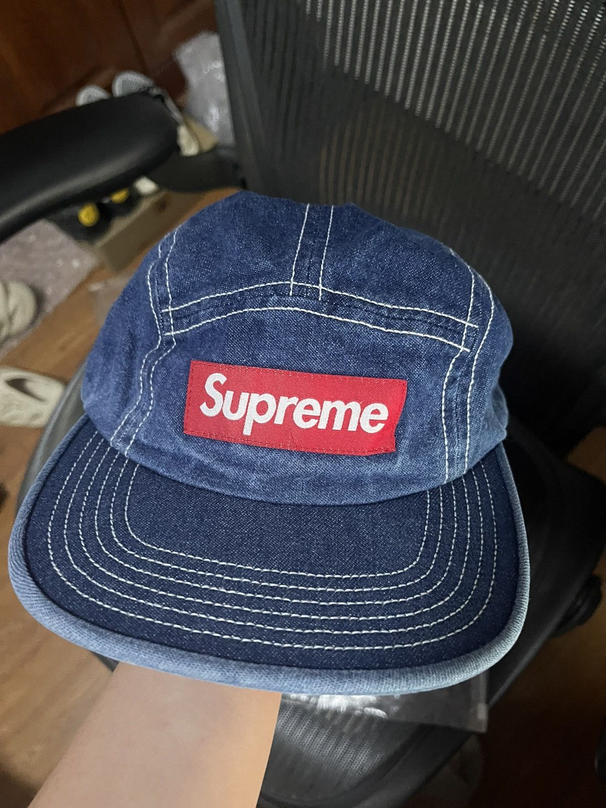 Supreme Supreme contrast stitch camp cap ss18 | Grailed