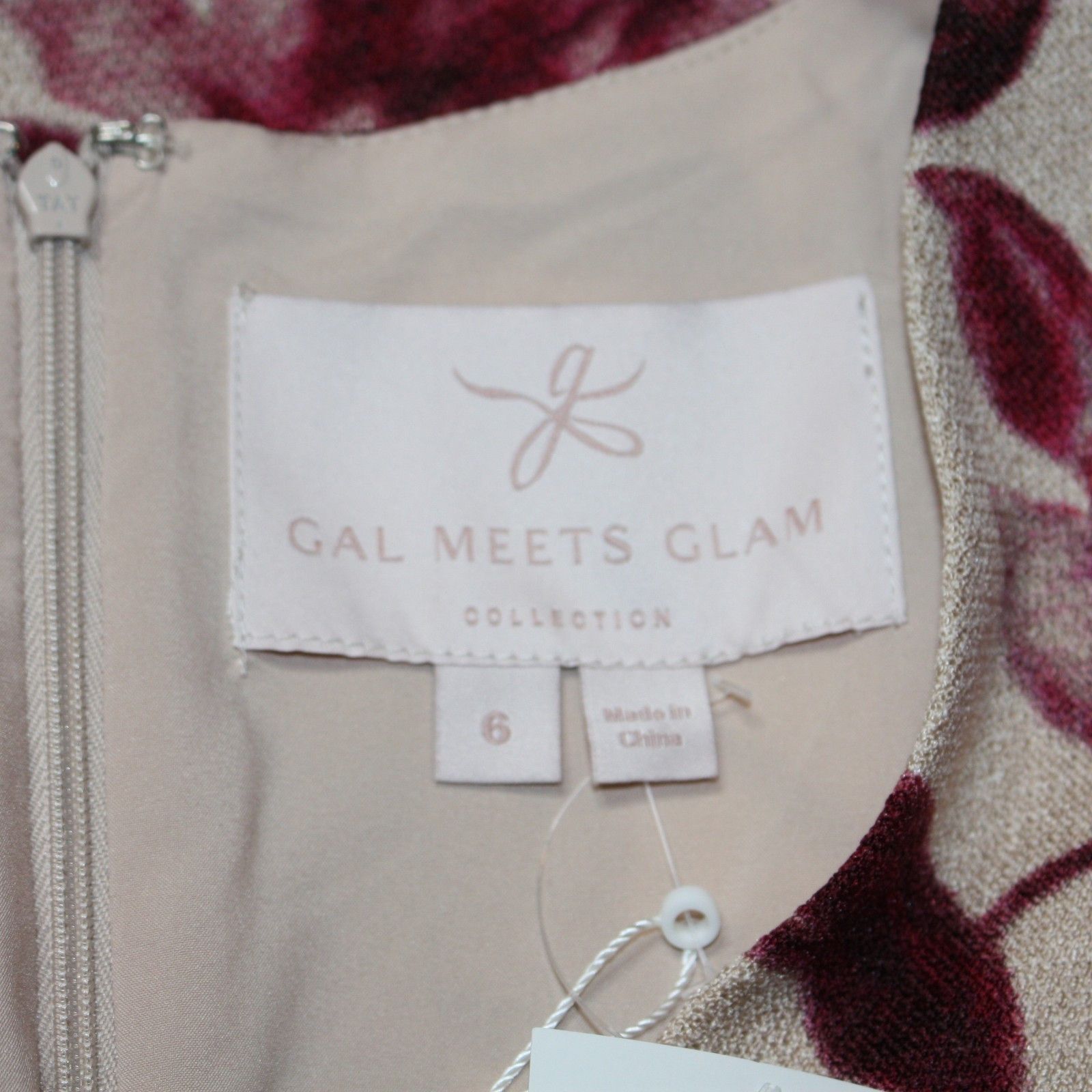 Other Gal Meets Glam Edith Floral Print A-Line Dress in size 6 NWT Size M / US 6-8 / IT 42-44 - 11 Thumbnail