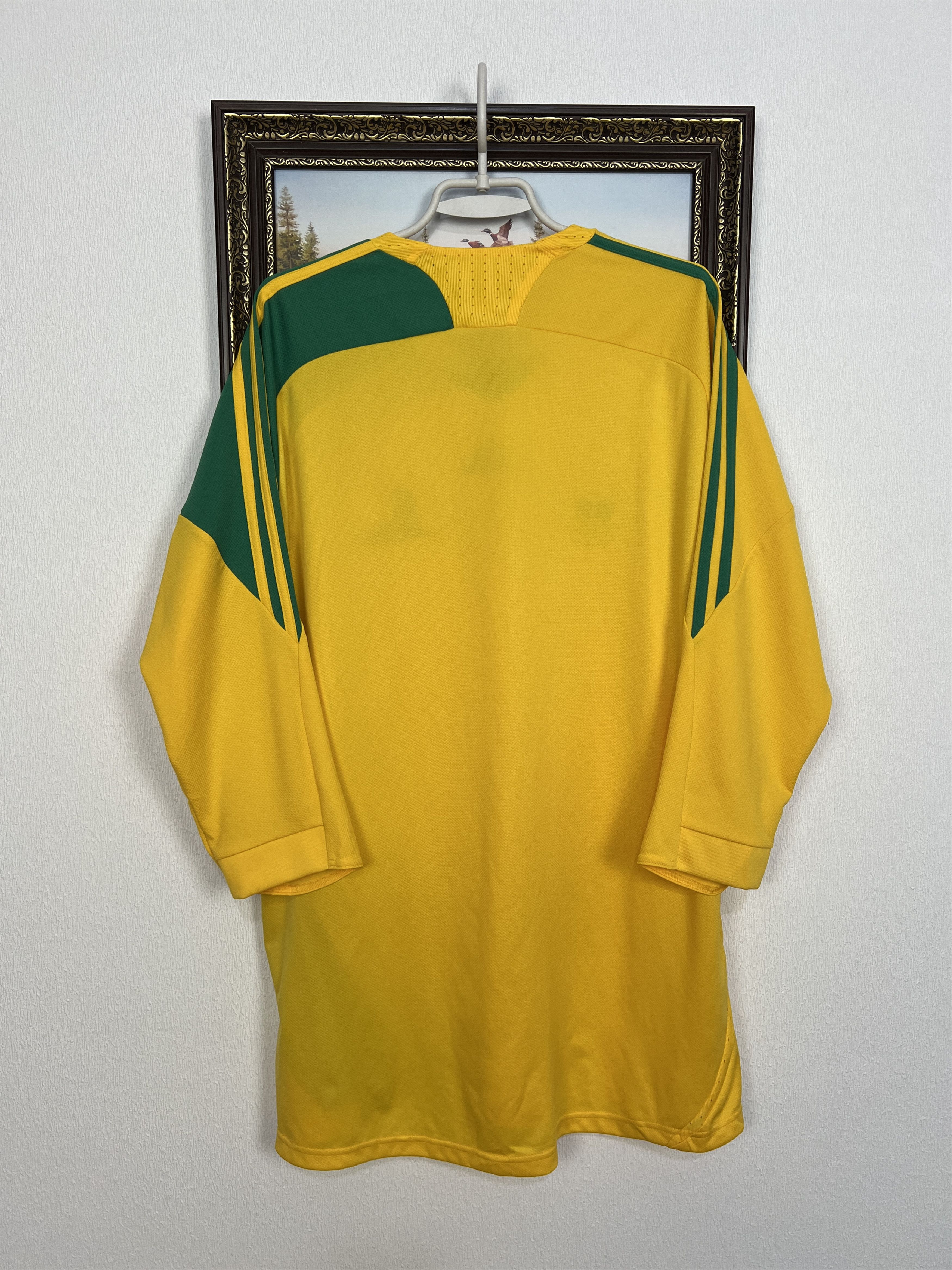 Adidas South Africa Home football shirt 2007 Soccer Jersey Trikot Size US XL / EU 56 / 4 - 8 Thumbnail