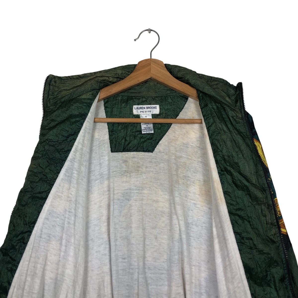 Japanese Brand 📌Vintage Bomber Jacket Lauren Brooke Petite Big Logo Size US M / EU 48-50 / 2 - 14 Thumbnail