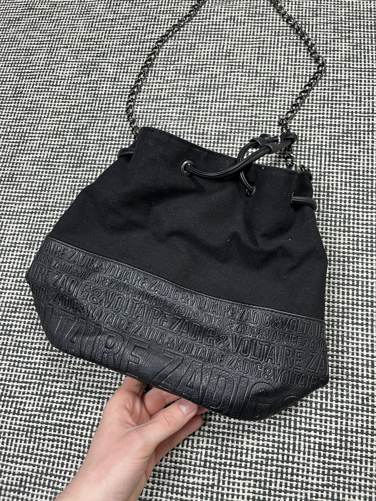 Zadig & Voltaire Zadig & Voltaire big logo barrel bag crossbody chain Size ONE SIZE - 2 Thumbnail