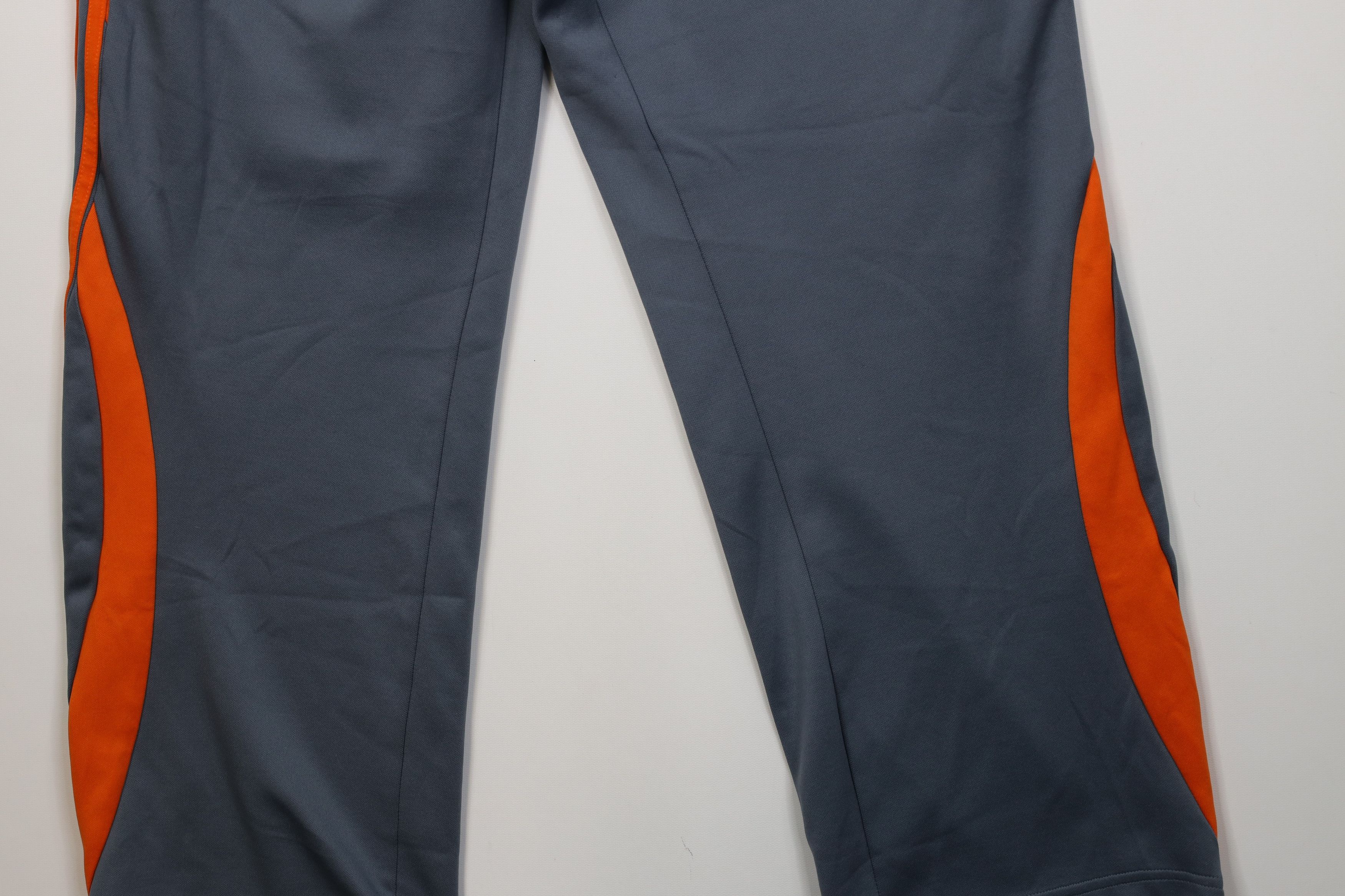 Adidas Vintage Adidas Striped Wide Leg Sweatpants Pants Gray Orange Size US 36 / EU 52 - 4 Thumbnail