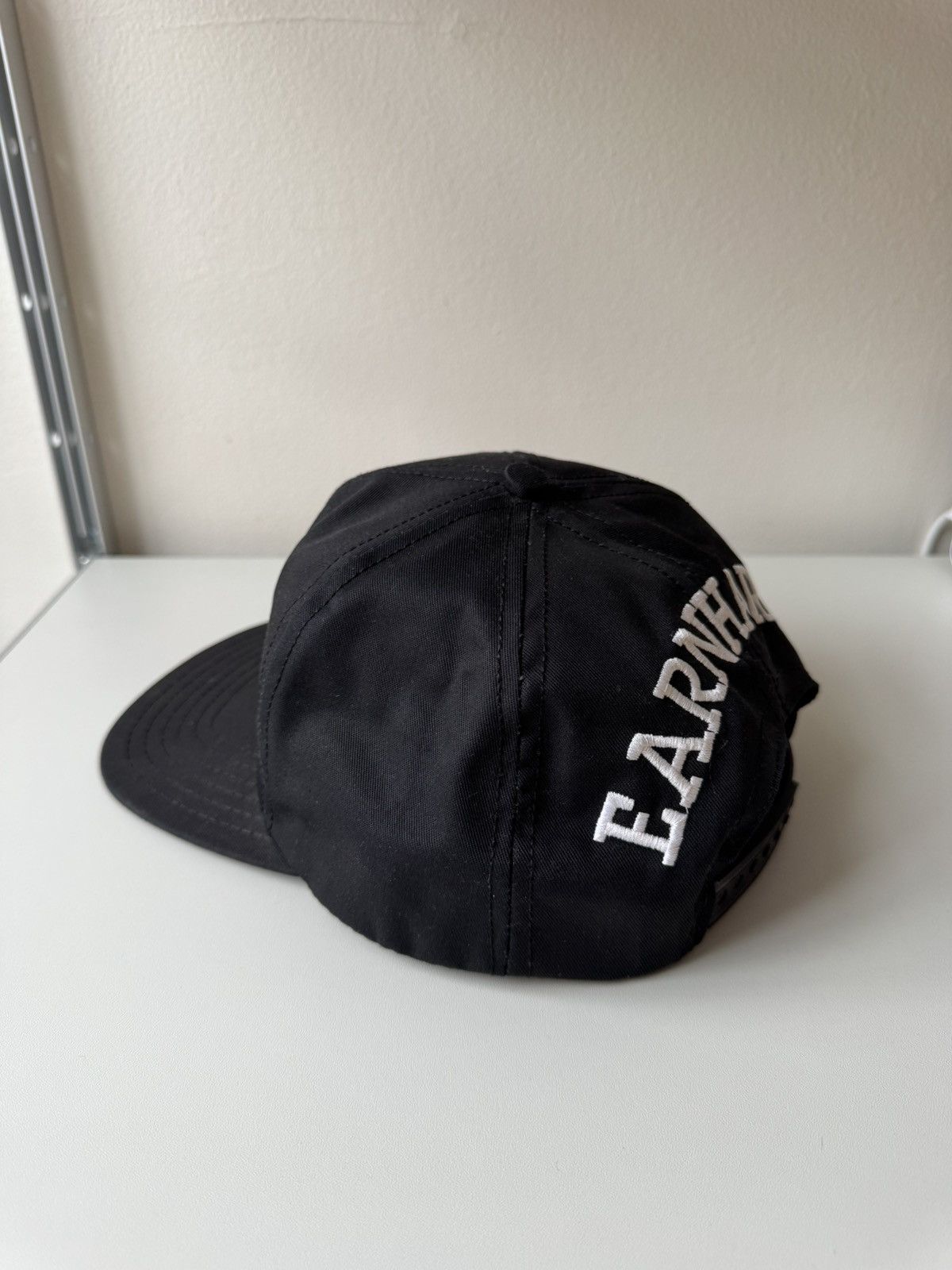 Vintage Vntg Dale Earnhardt Black Snapback Hat #3 Intimidator NASCAR Size ONE SIZE - 3 Thumbnail