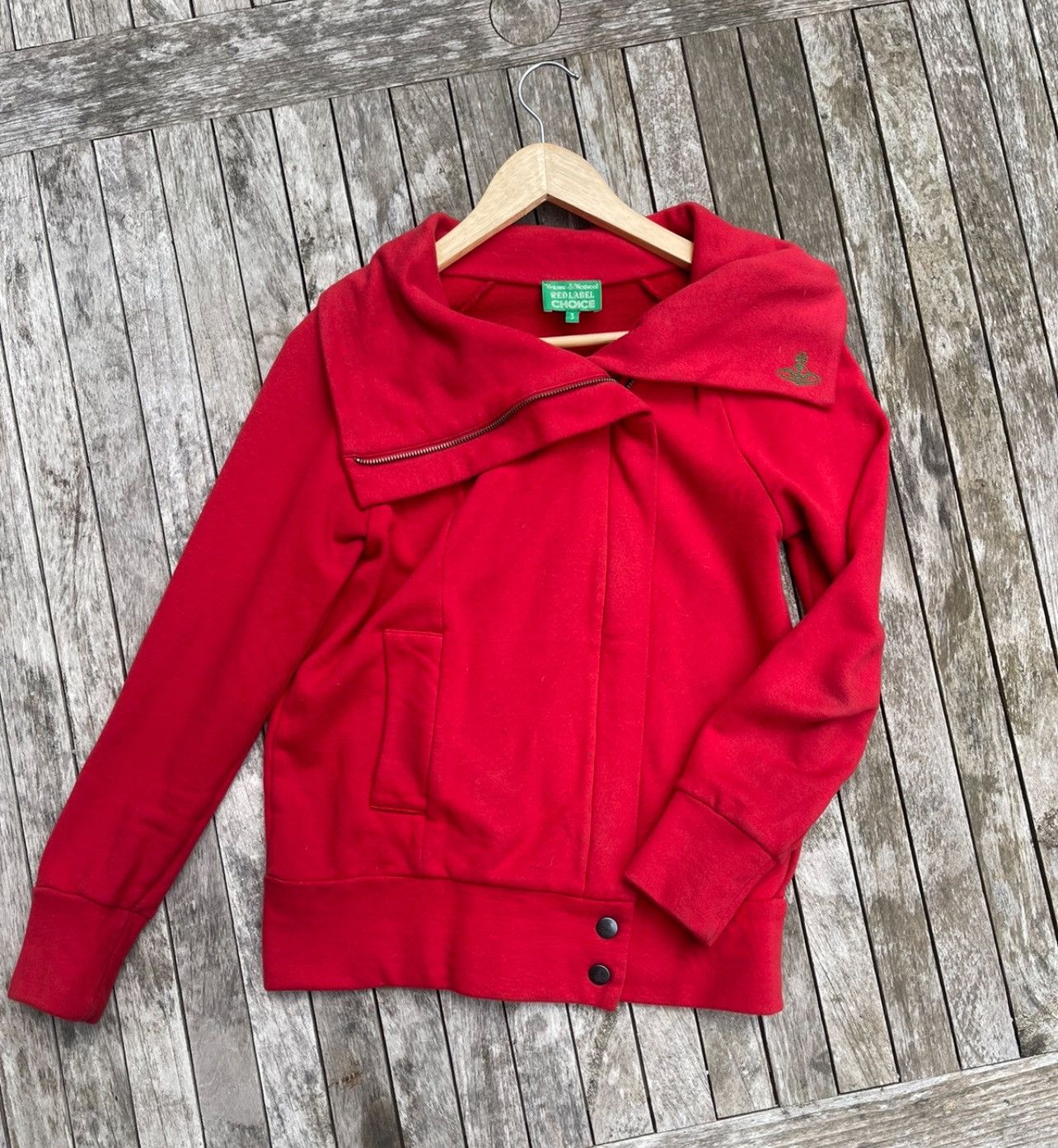 Vivienne Westwood Red Label asymmetric jacket zip up