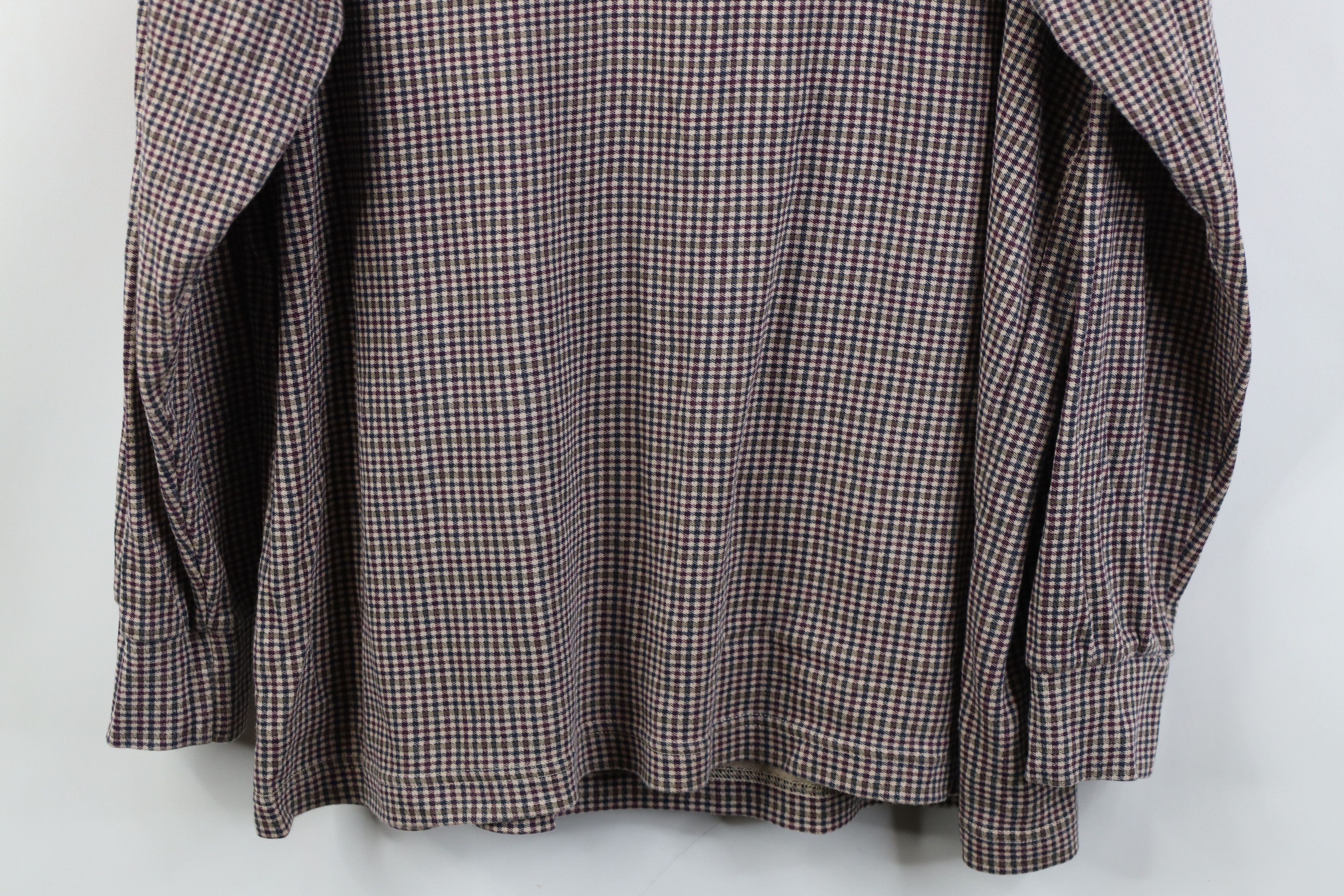 Vintage Vintage 90s Streetwear Long Sleeve Turtleneck T-Shirt Plaid Size XXL / US 16-18 / IT 52-54 - 9 Thumbnail
